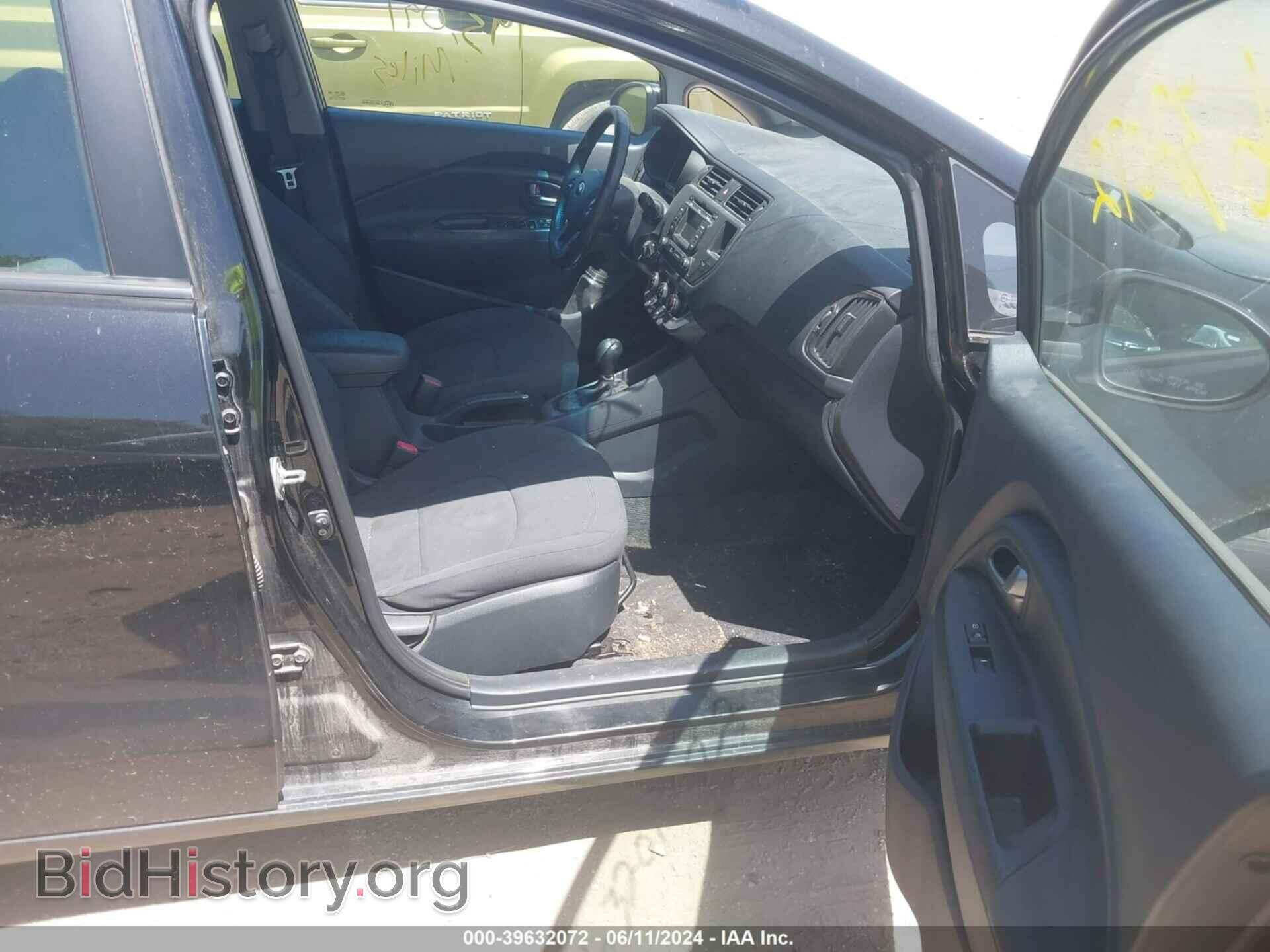 2013 KIA RIO - VIN: KNADN4A37D6158158 - Фото 5
