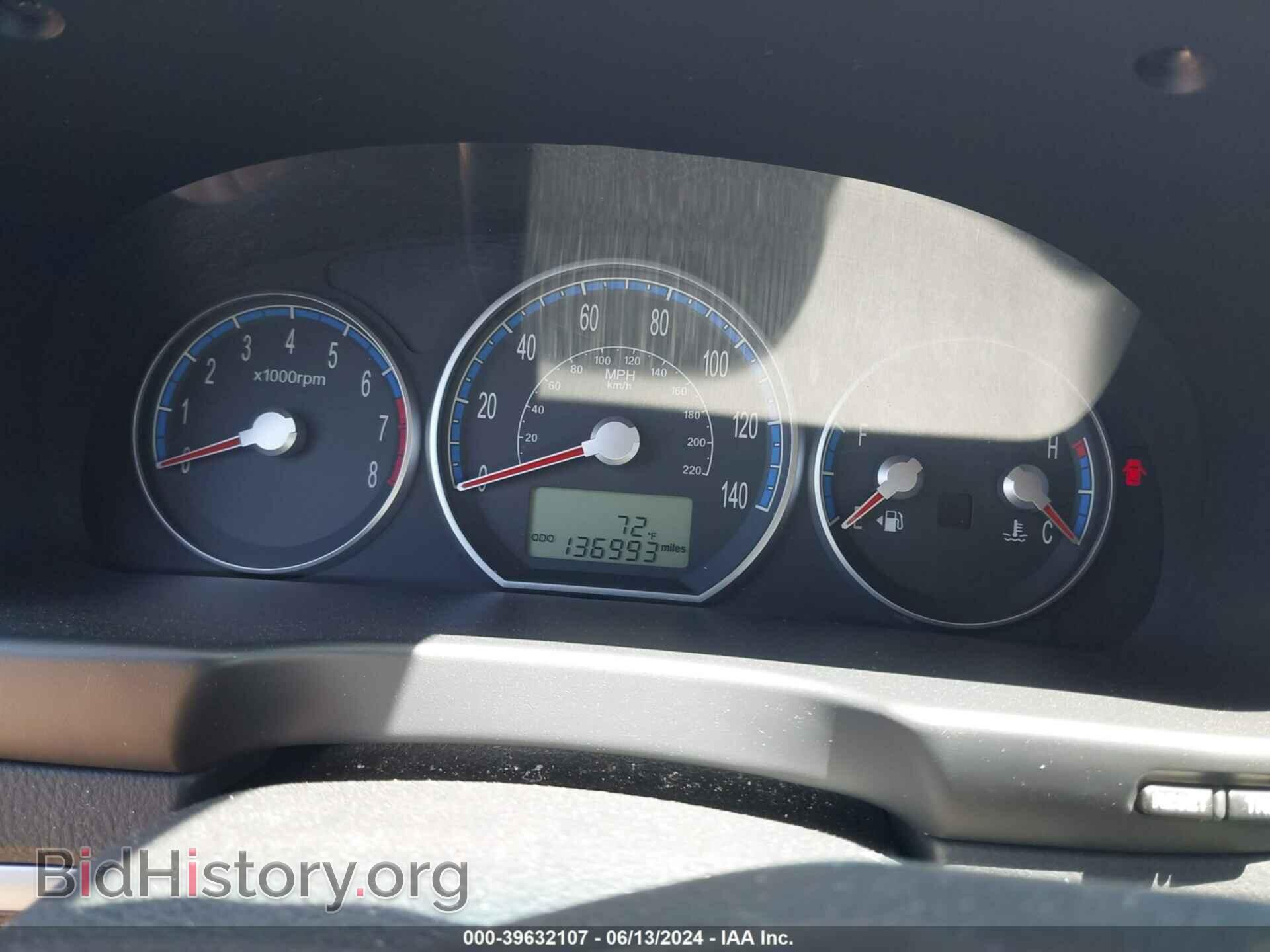 2009 HYUNDAI SANTA FE - VIN: 5NMSG73D69H254076 - Фото 7
