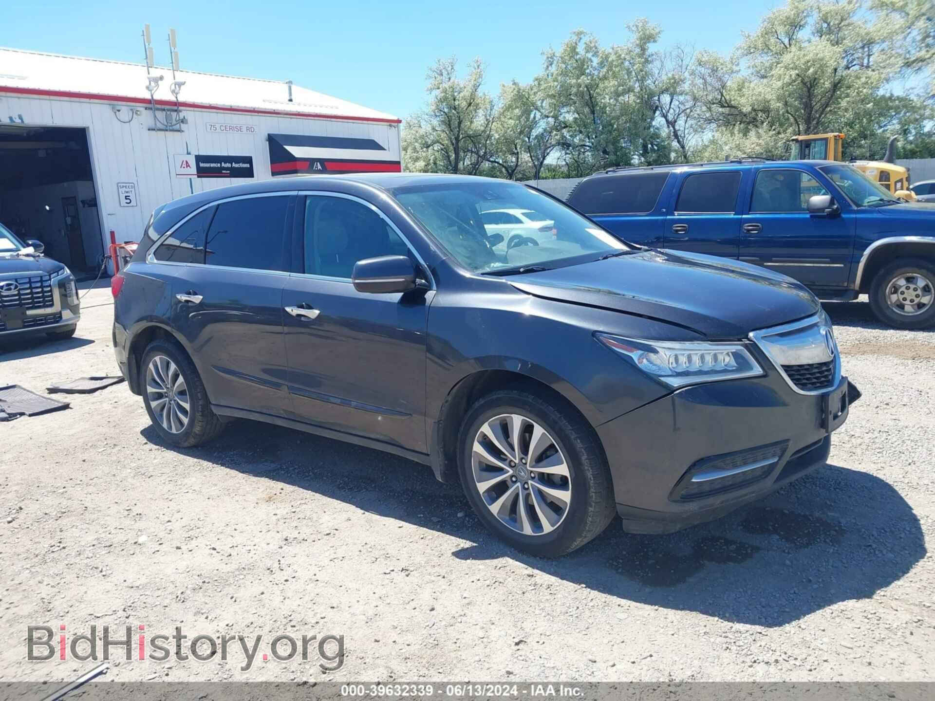 Photo 5FRYD4H48EB021739 - ACURA MDX 2014