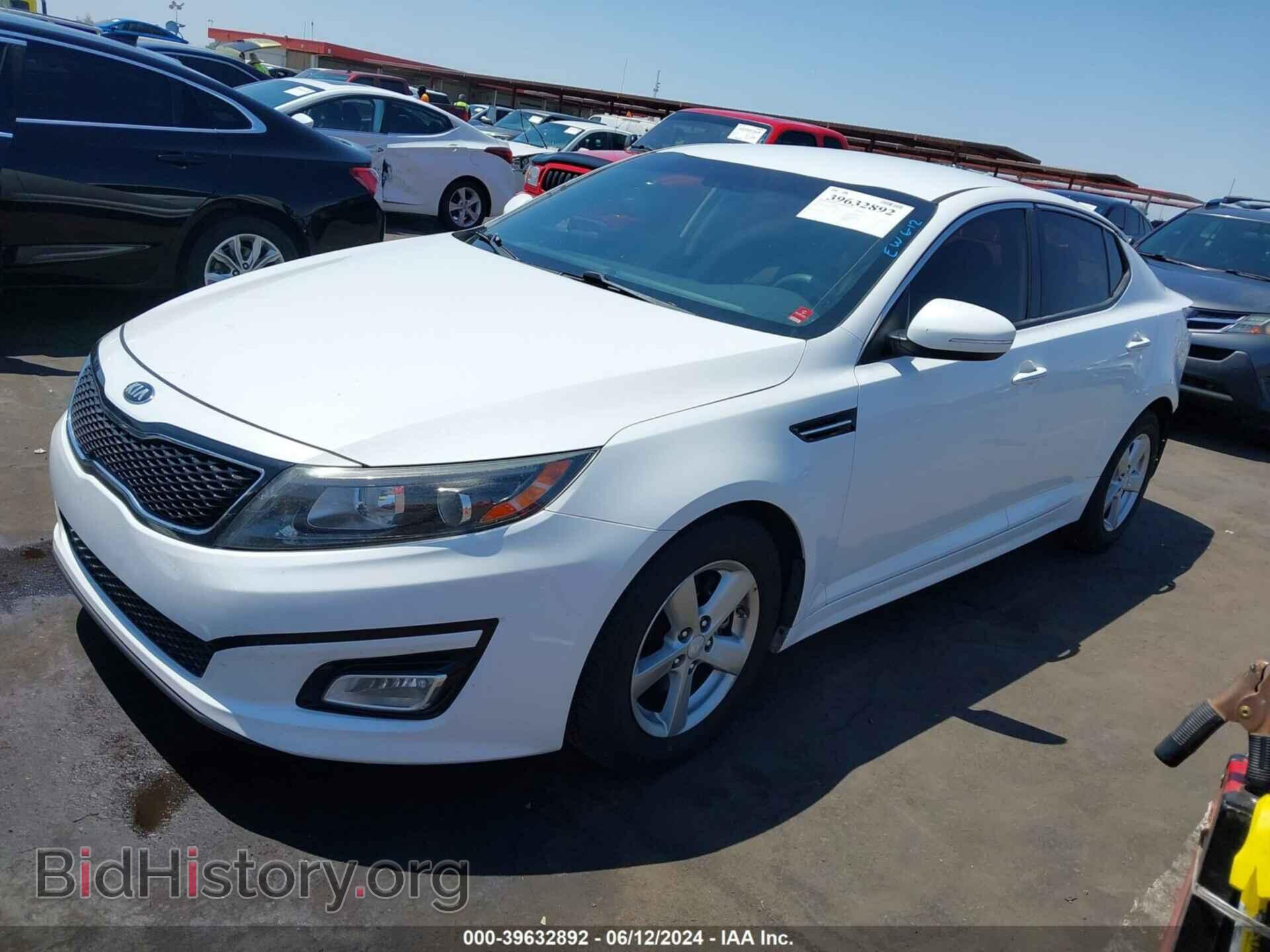 2015 KIA OPTIMA - VIN: 5XXGM4A70FG408205 - Фото 2