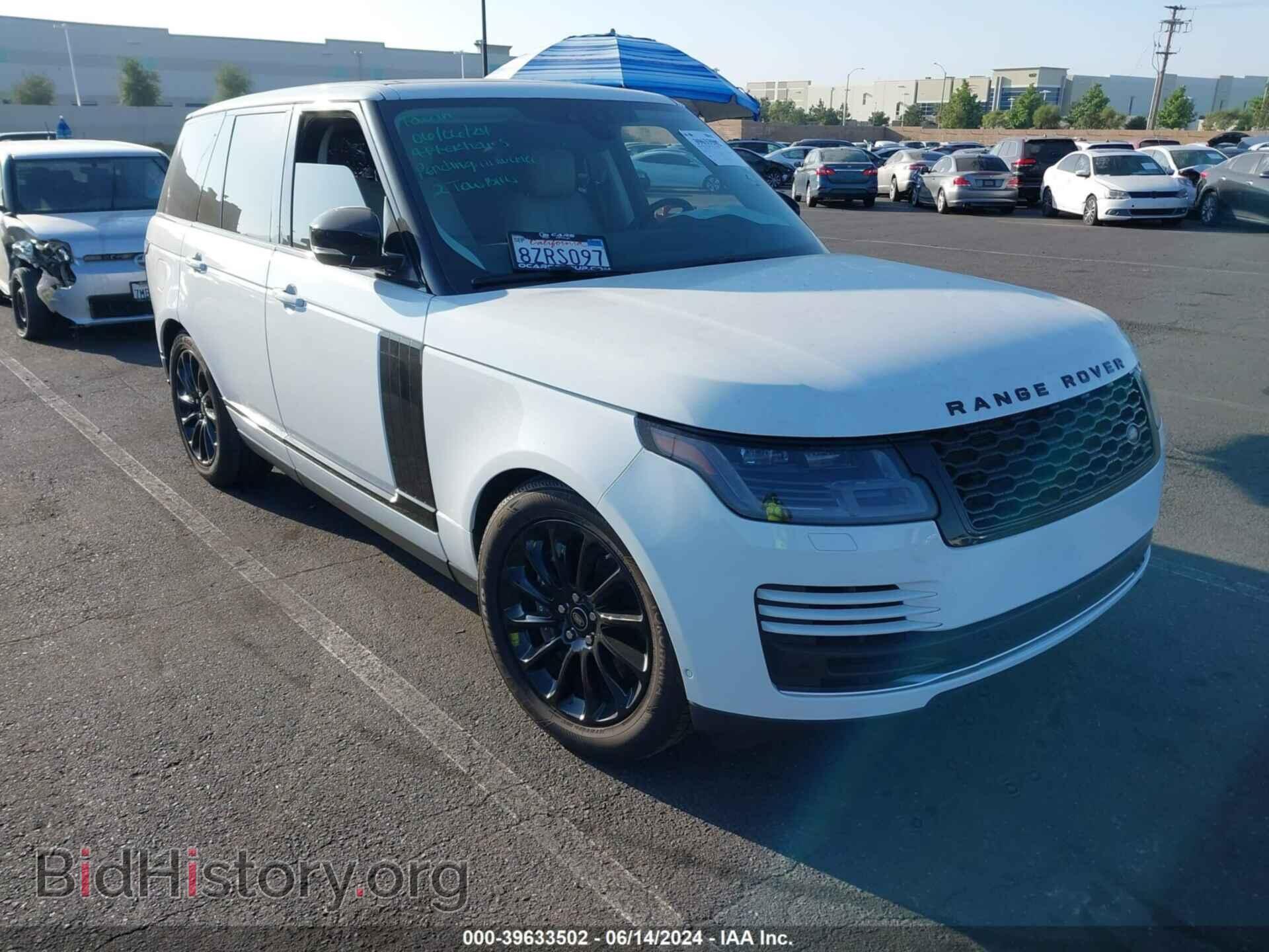 Фотография SALGS2SV3JA510554 - LAND ROVER RANGE ROVER 2018