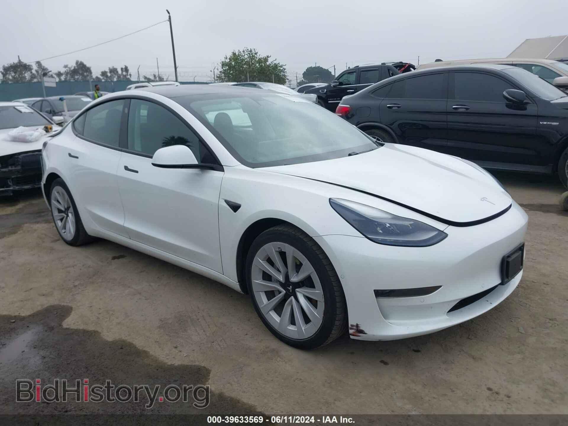 Photo 5YJ3E1EA7MF078871 - TESLA MODEL 3 2021