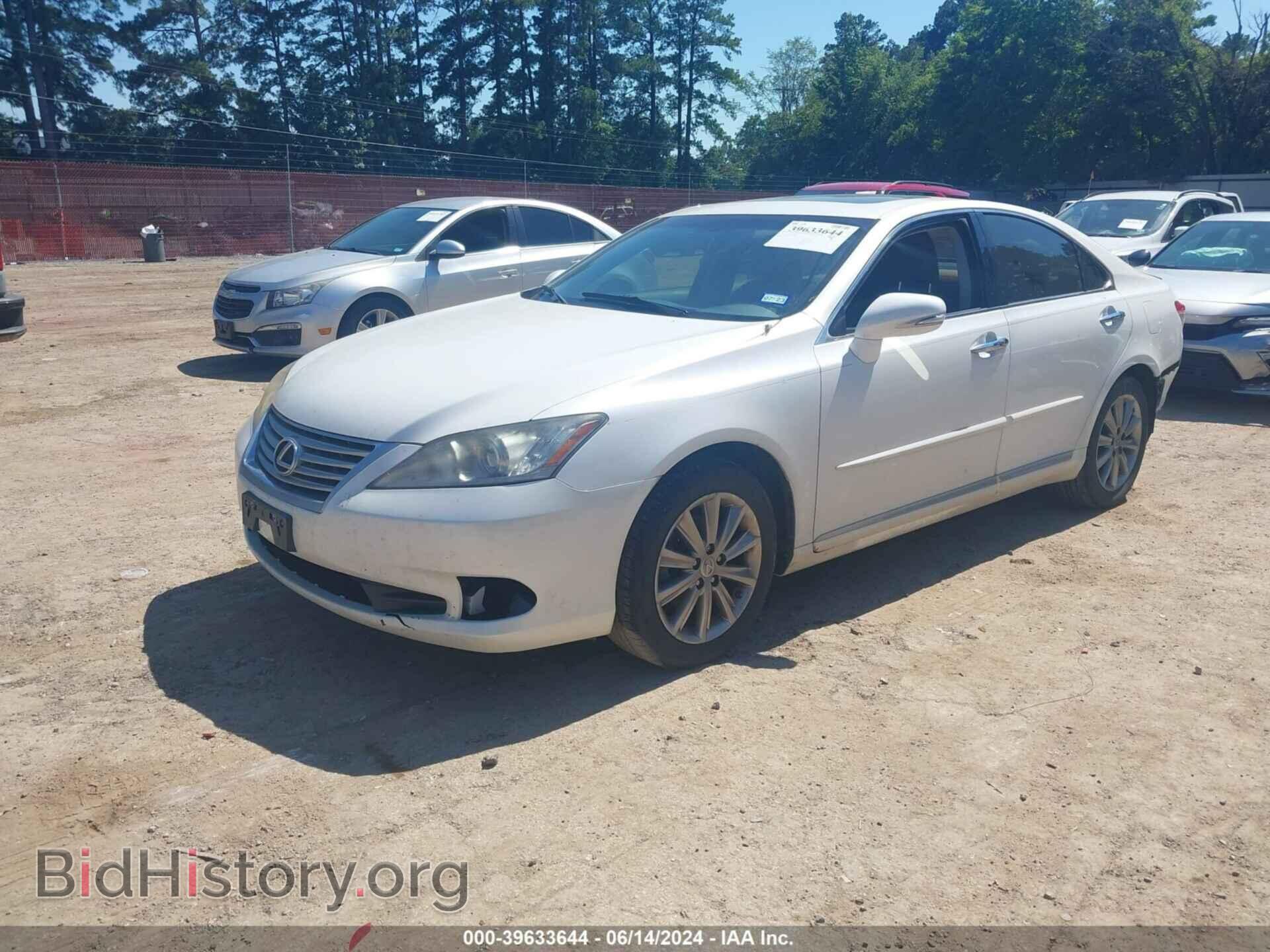 2012 LEXUS ES 350 - VIN: JTHBK1EGXC2494549 - Фото 2