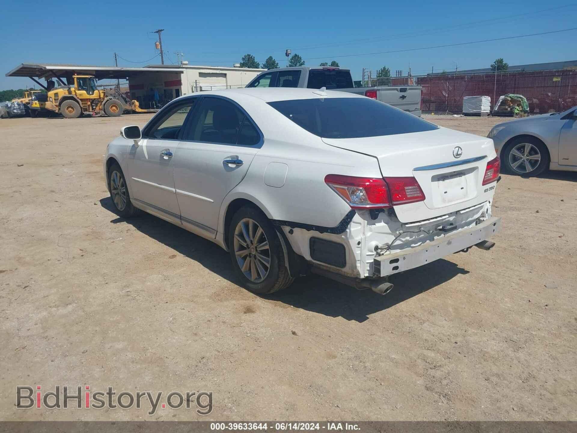 2012 LEXUS ES 350 - VIN: JTHBK1EGXC2494549 - Фото 3