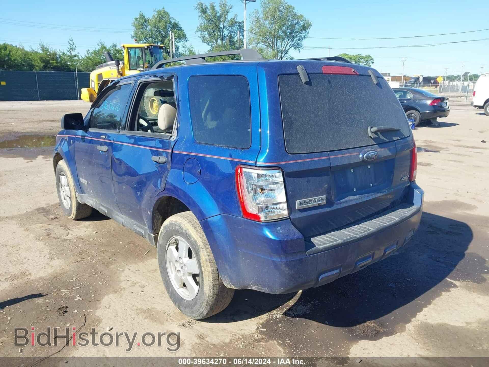 2008 FORD ESCAPE - VIN: 1FMCU93158KA26311 - Фото 3