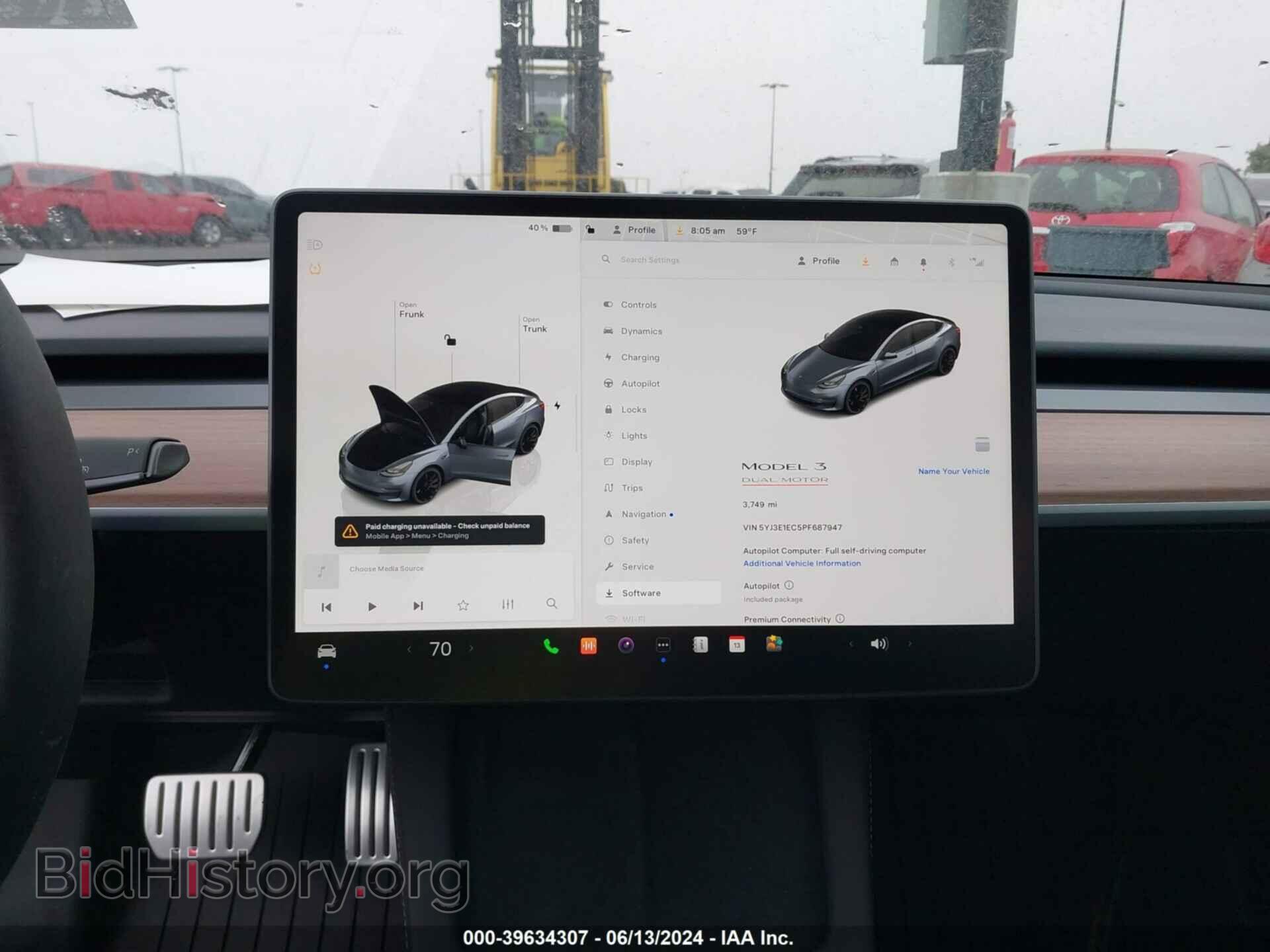 2023 TESLA MODEL 3 - VIN: 5YJ3E1EC5PF687947 - Фото 7