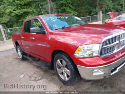 2012 RAM 1500 SLT, red — VIN 1C6RD7LT1CS258067, IAAI