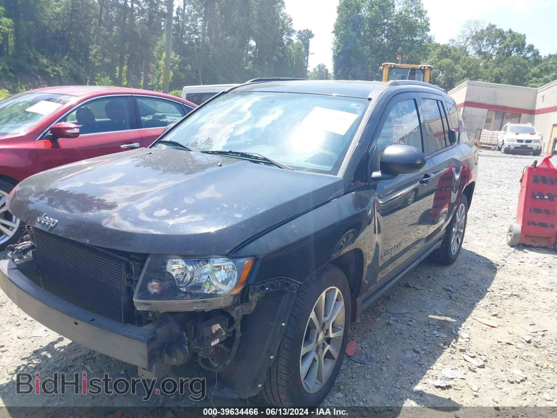 2016 JEEP COMPASS - VIN: 1C4NJDBB7GD587728 - Фото 2