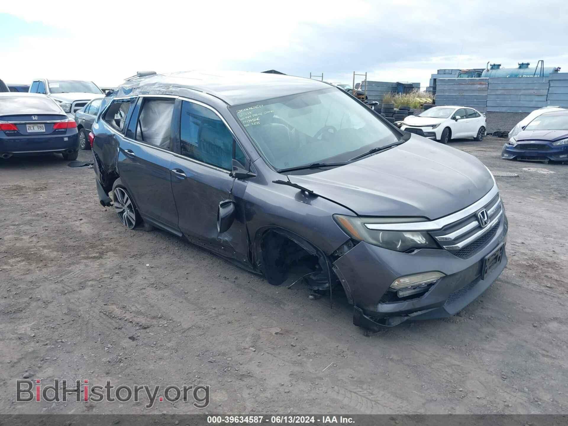 Фотография 5FNYF5H36GB001467 - HONDA PILOT 2016