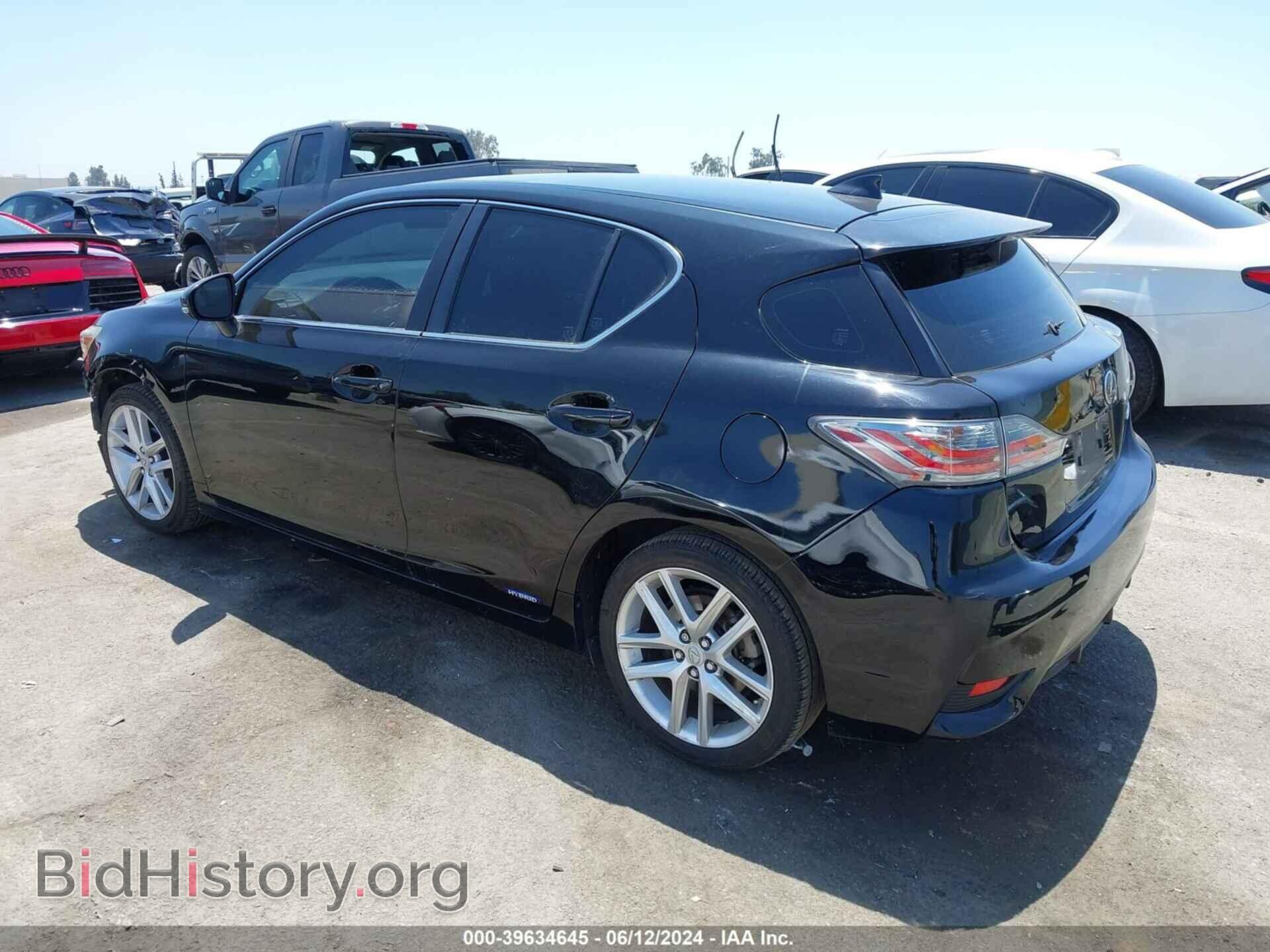 2014 LEXUS CT 200H - VIN: JTHKD5BHXE2184371 - Фото 3