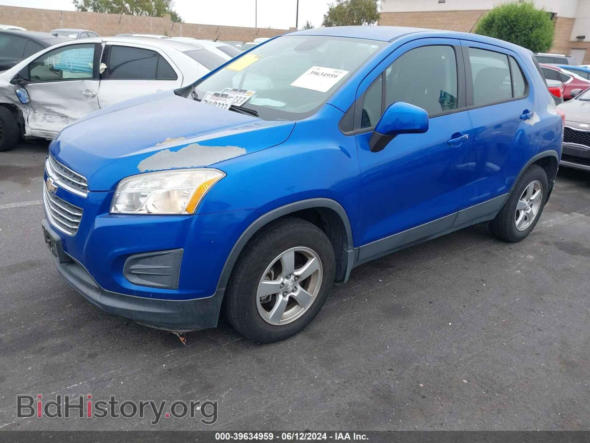 2015 CHEVROLET TRAX - VIN: KL7CJPSB7FB188821 - Фото 2