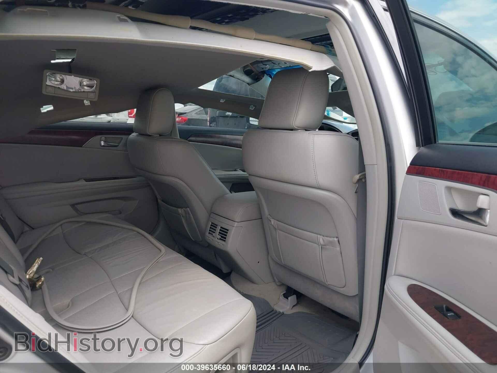 2012 TOYOTA AVALON - VIN: 4T1BK3DB5CU464698 - Фото 8