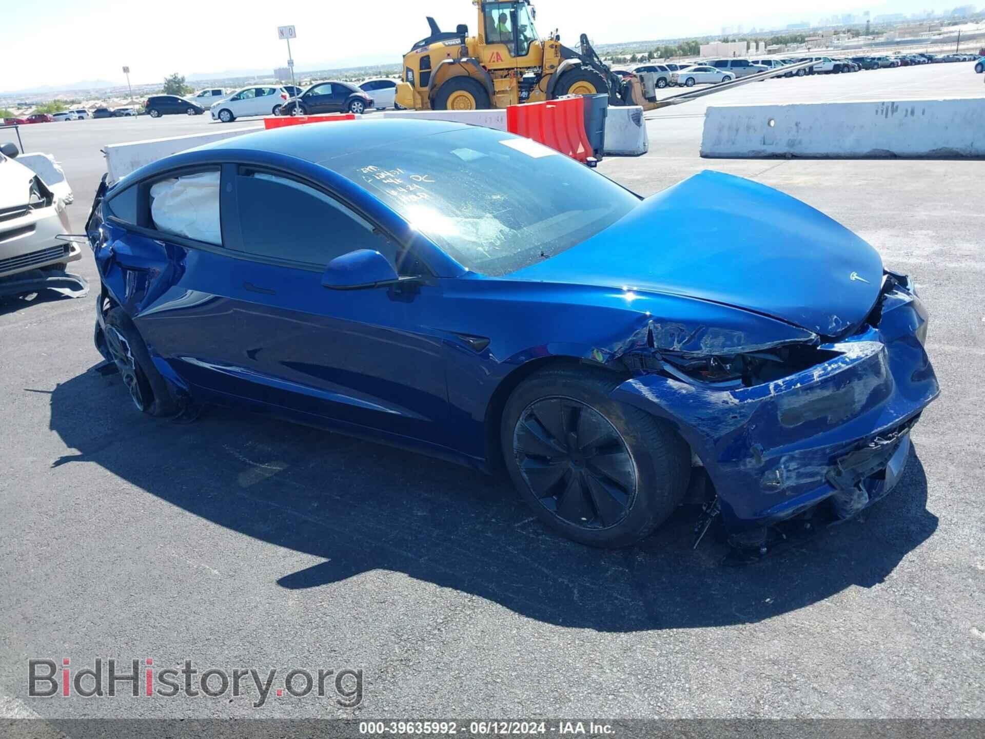 Photo 5YJ3E1EAXRF743611 - TESLA MODEL 3 2024