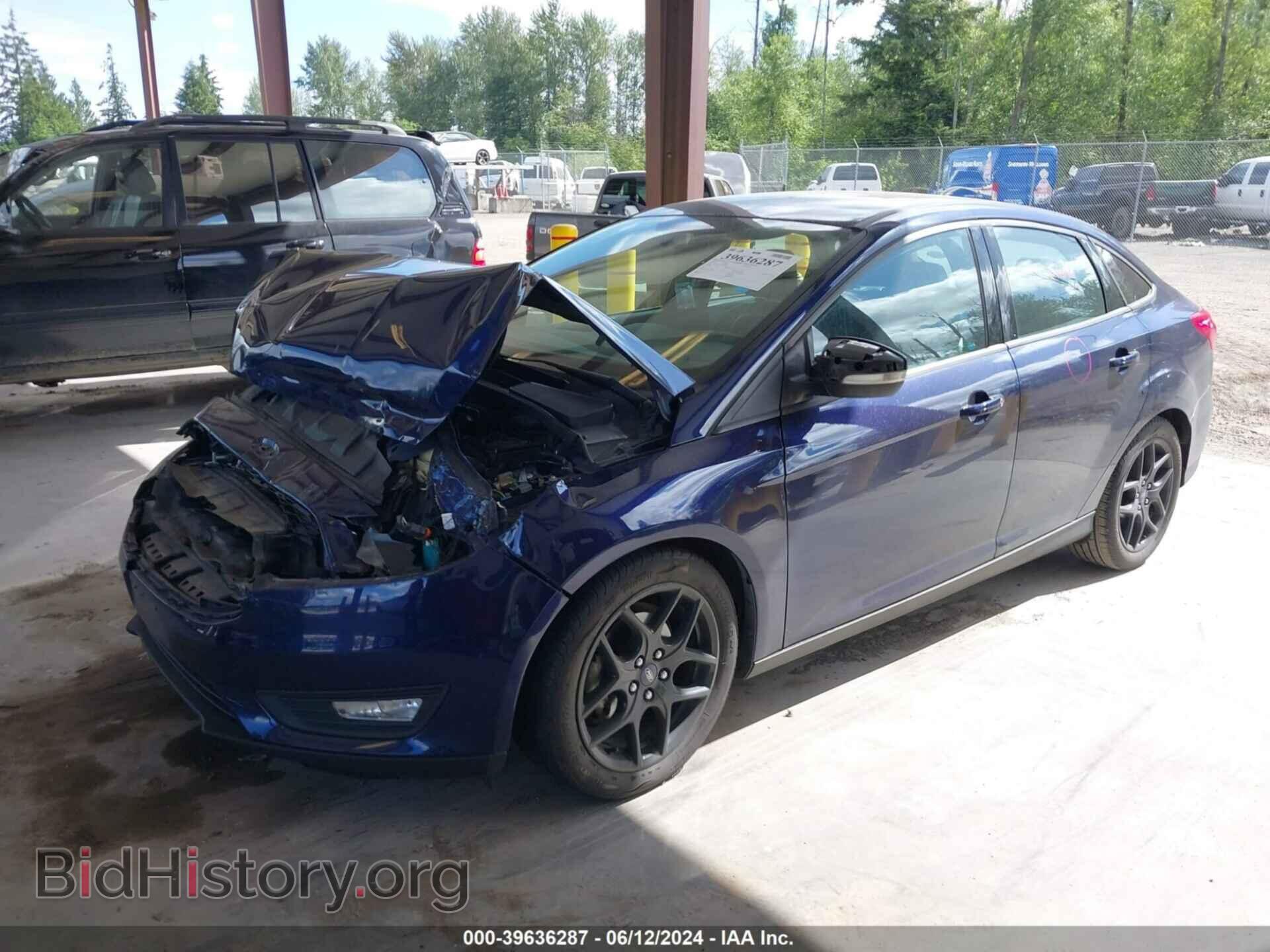 2016 FORD FOCUS - VIN: 1FADP3F25GL344607 - Фото 2