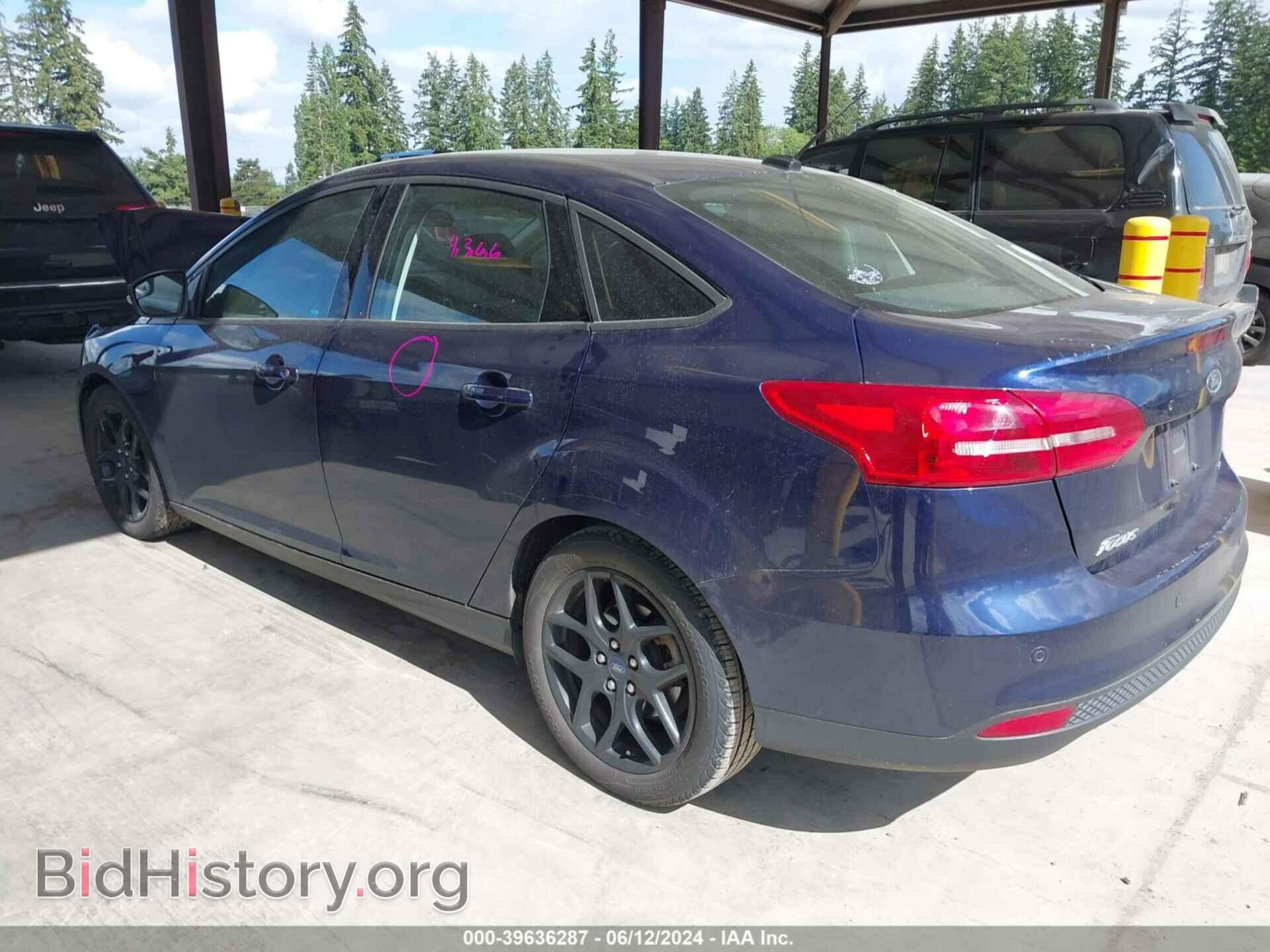 2016 FORD FOCUS - VIN: 1FADP3F25GL344607 - Фото 3