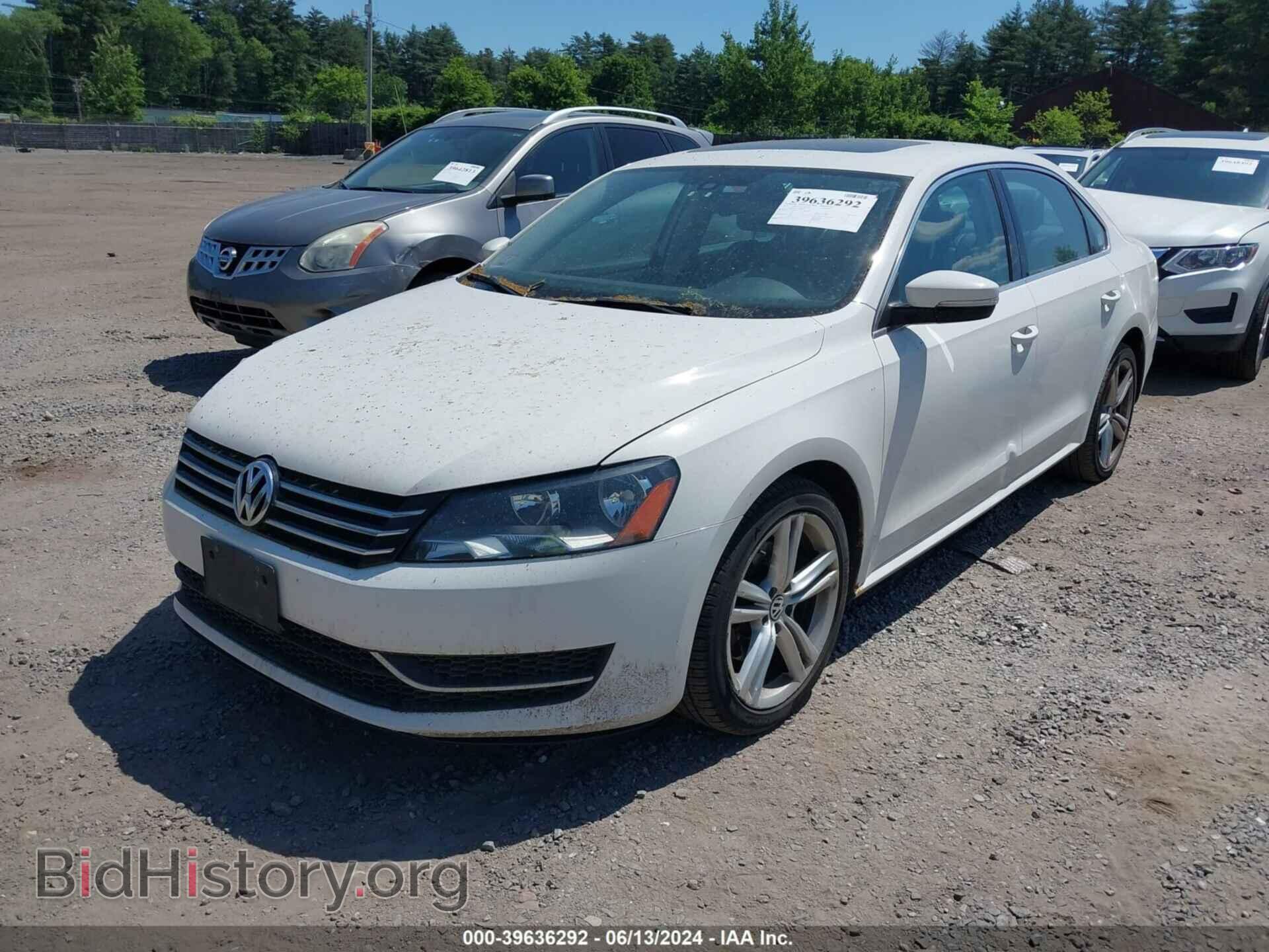 2014 VOLKSWAGEN PASSAT - VIN: 1VWBP7A37EC003499 - Фото 2