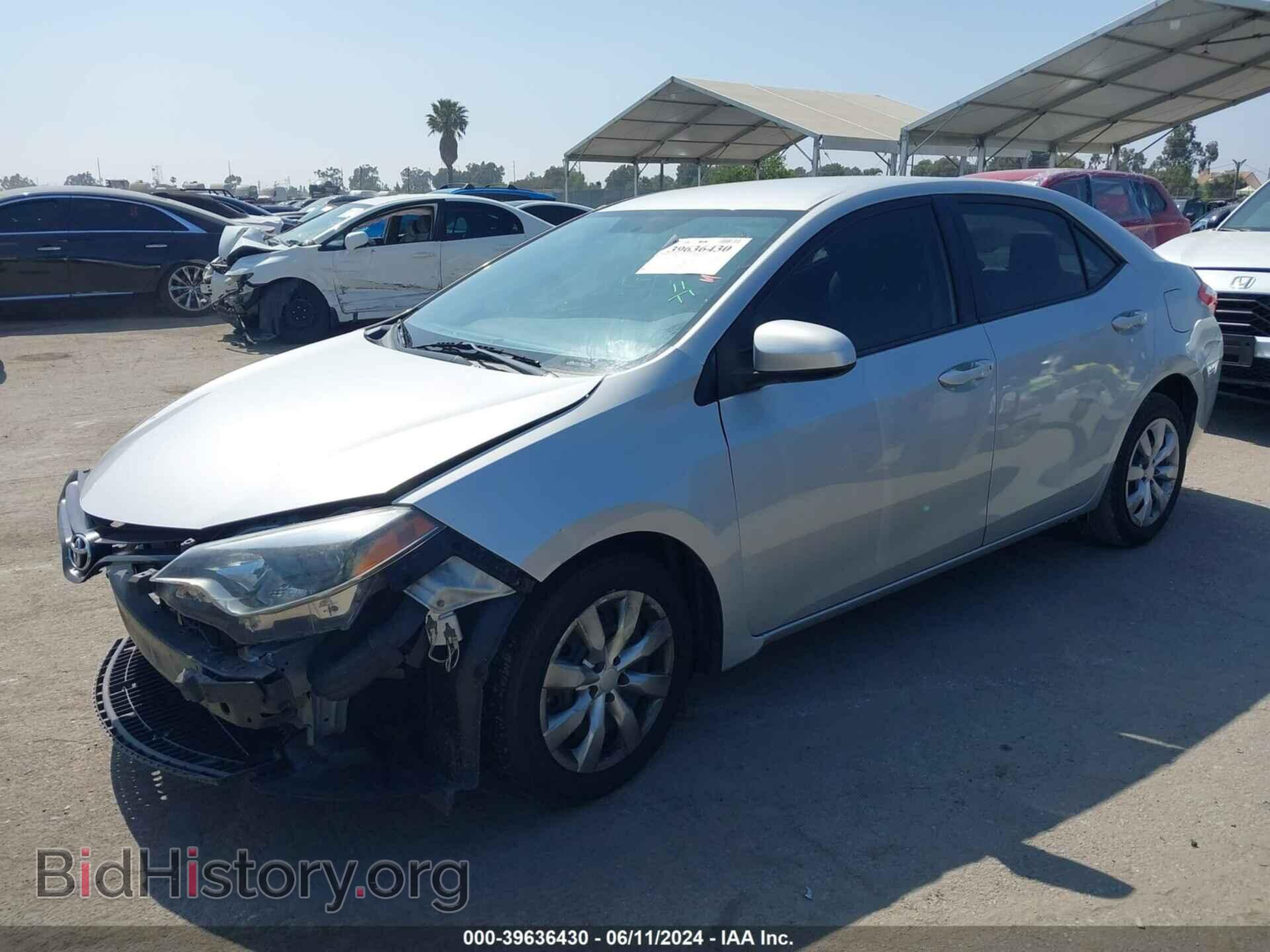 2014 TOYOTA COROLLA - VIN: 2T1BURHE1EC190213 - Фото 2