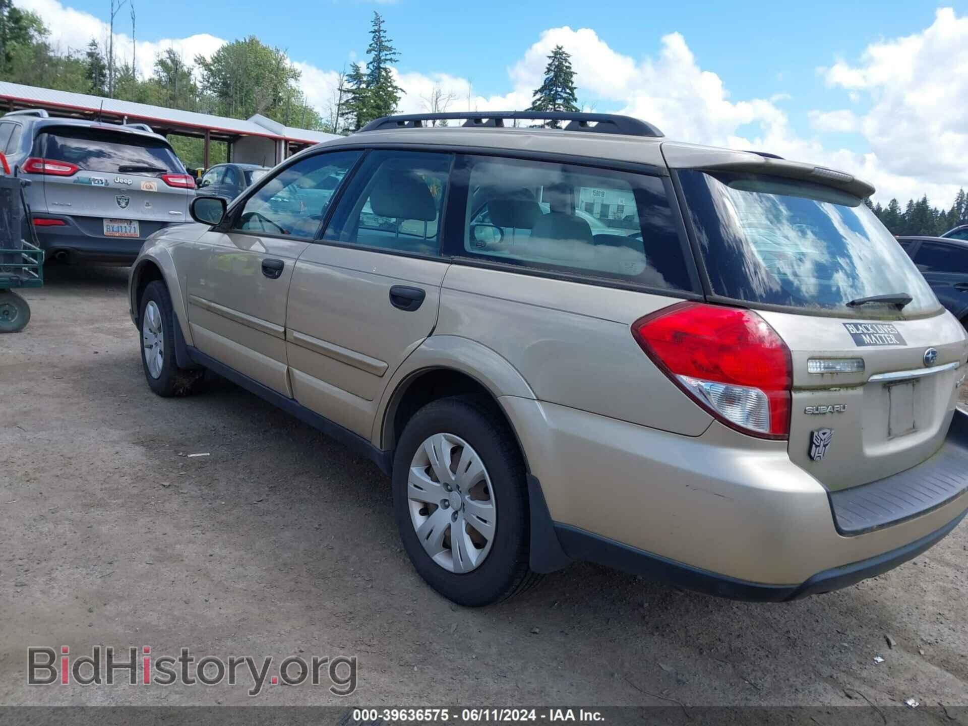 2008 SUBARU OUTBACK - VIN: 4S4BP60C387329436 - Фото 3