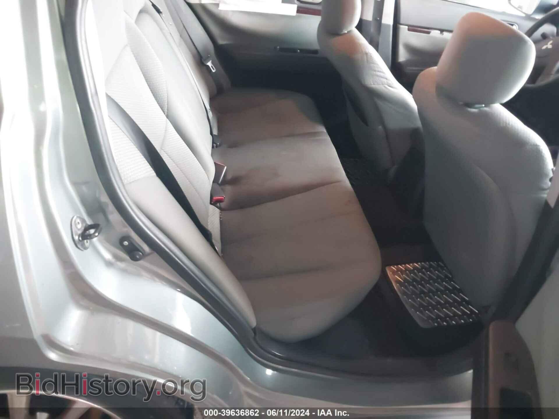 2009 MITSUBISHI GALANT - VIN: 4A3AB36F99E043664 - Фото 8