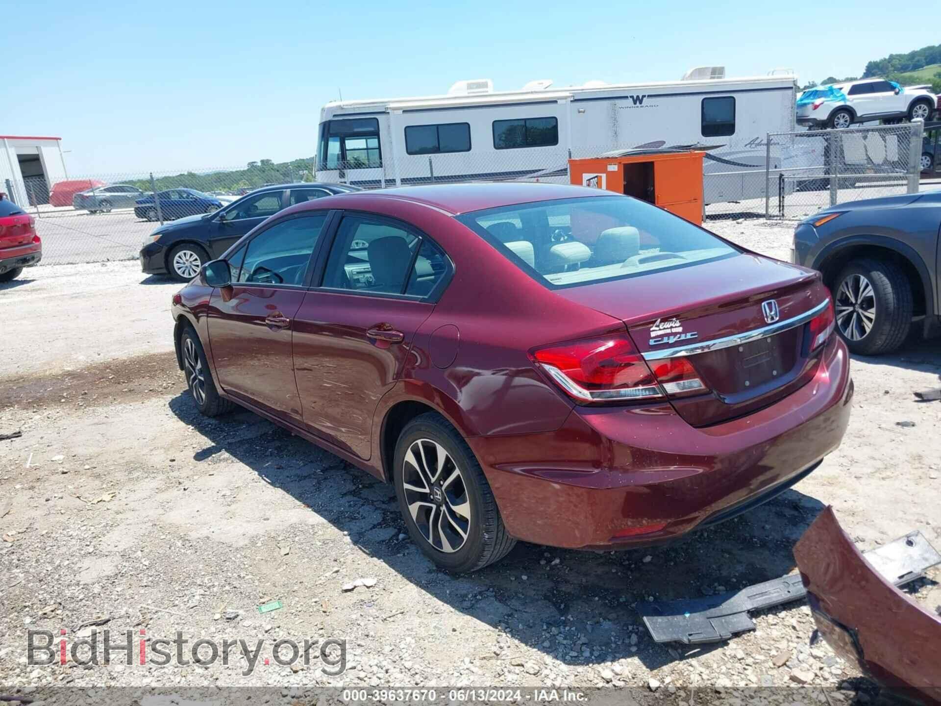 2013 HONDA CIVIC - VIN: 2HGFB2F86DH557687 - Фото 3