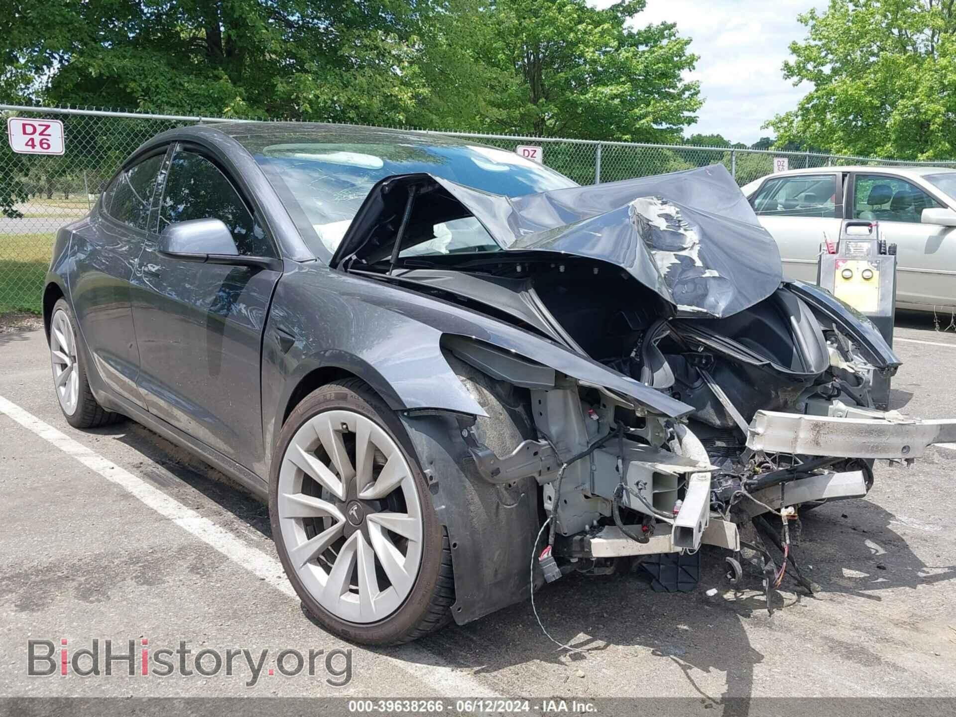 Photo 5YJ3E1EB6NF192645 - TESLA MODEL 3 2022