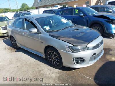 2017 Mitsubishi LANCER ES, silver — VIN JA32U2FU7HU005413, IAAI