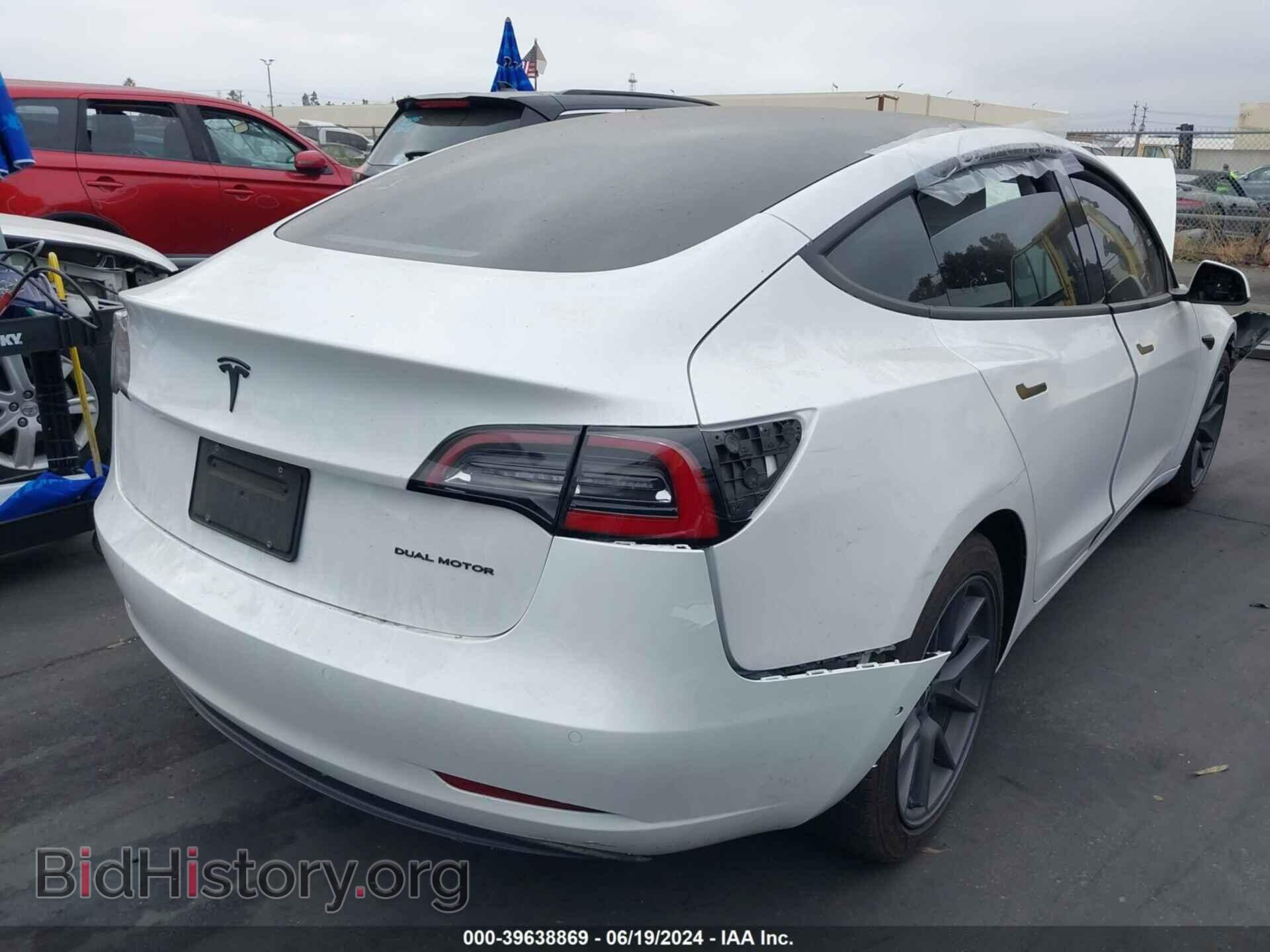 2022 TESLA MODEL 3 - VIN: 5YJ3E1EB7NF193304 - Фото 4