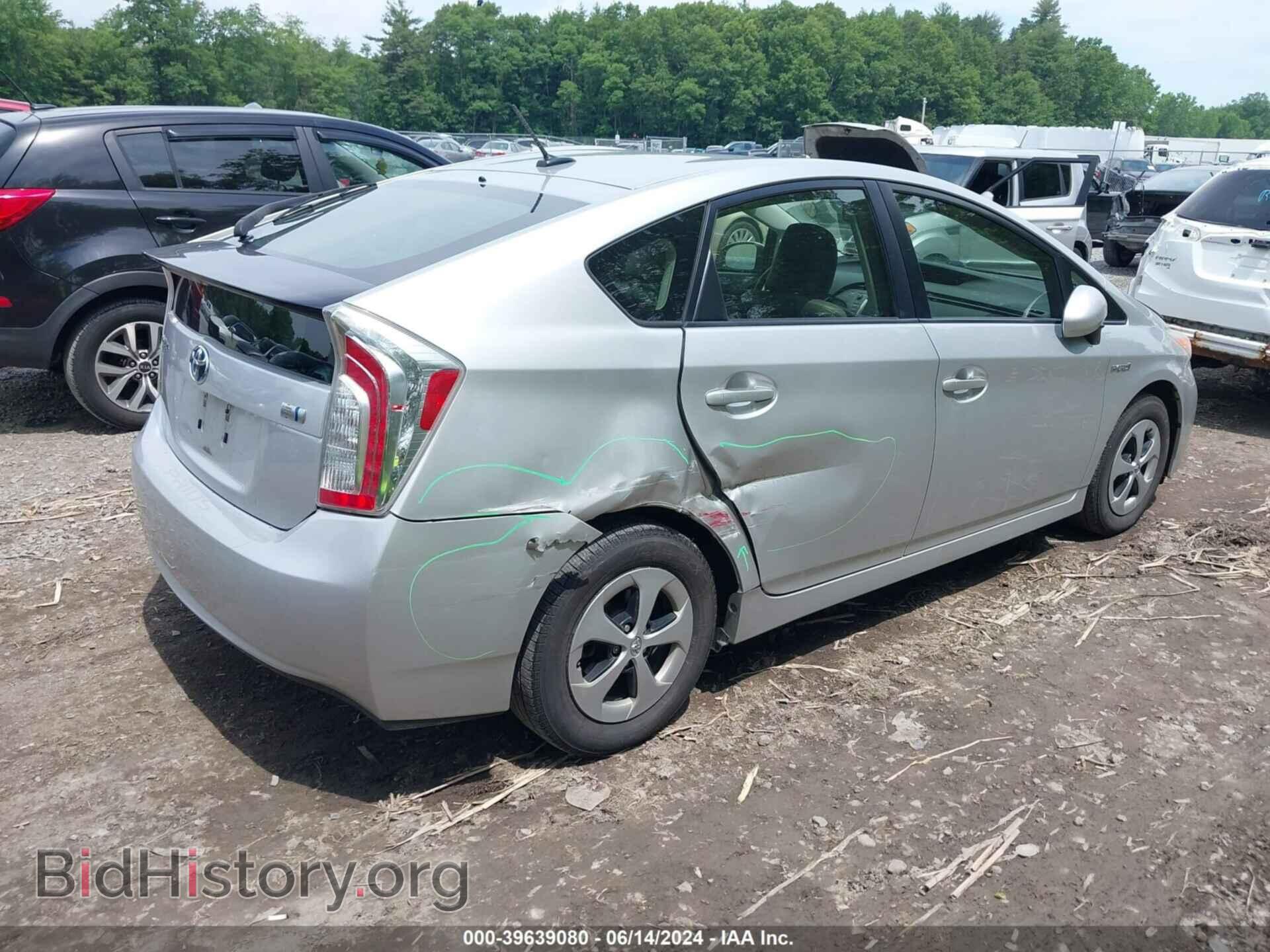 2012 TOYOTA PRIUS - VIN: JTDKN3DU3C5497643 - Фото 4