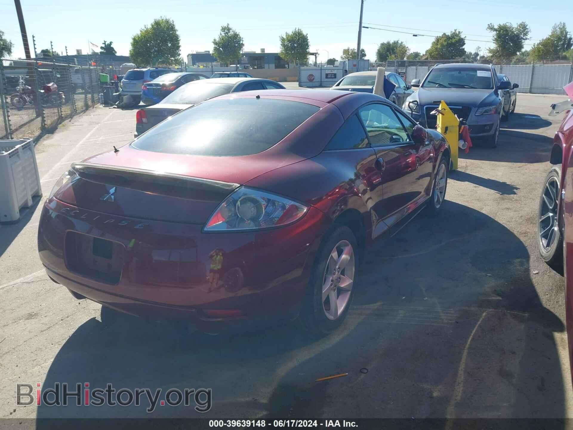 2007 MITSUBISHI ECLIPSE - VIN: 4A3AK24F37E012694 - Фото 4