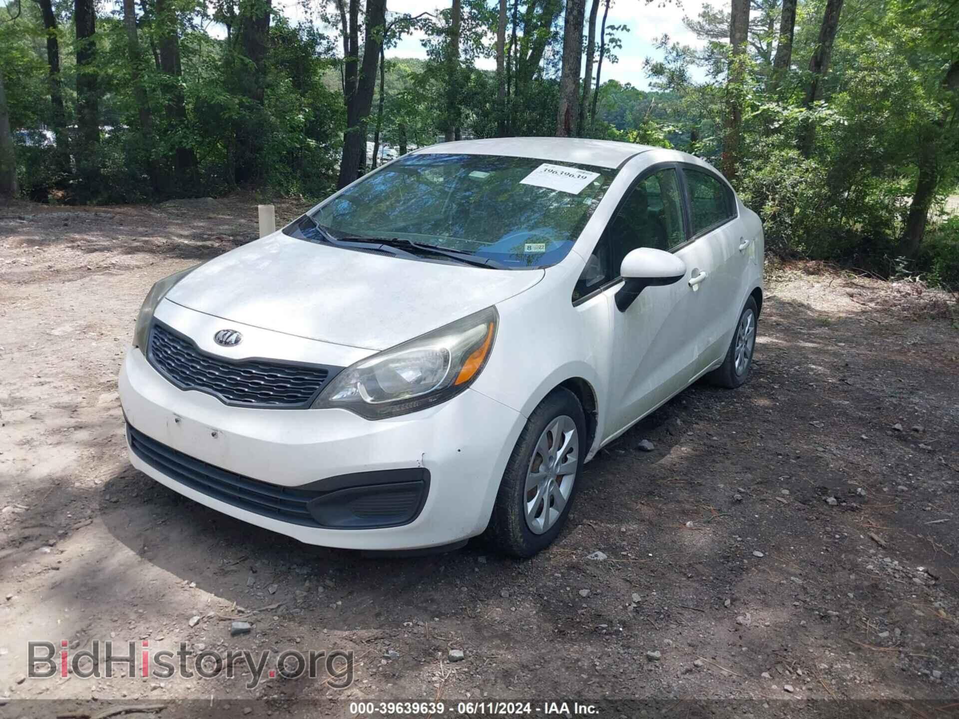 2014 KIA RIO - VIN: KNADM4A38E6371379 - Фото 2