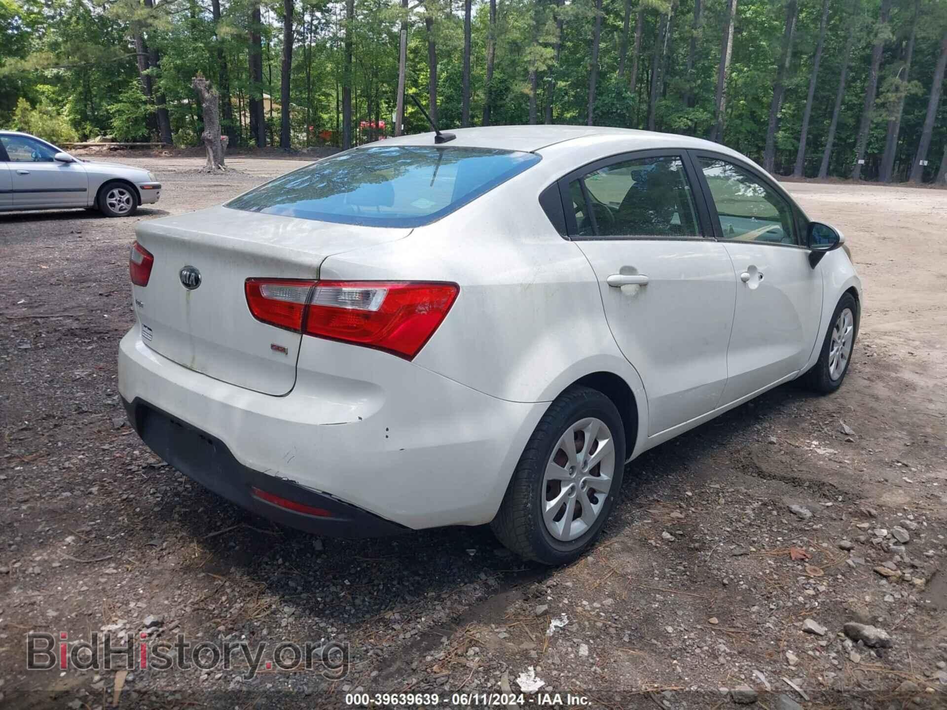 2014 KIA RIO - VIN: KNADM4A38E6371379 - Фото 4