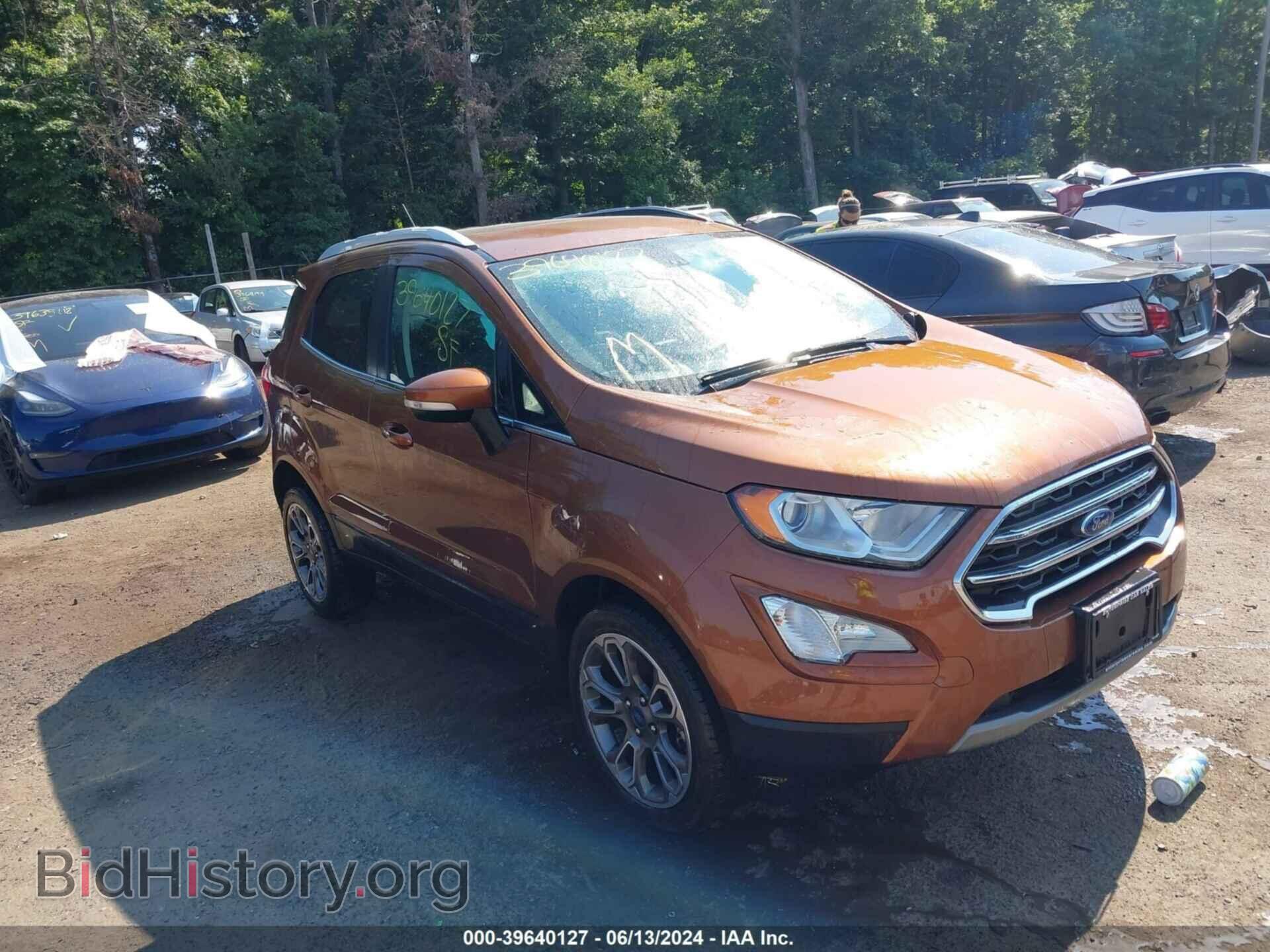 Photo MAJ6S3KL3LC366220 - FORD ECOSPORT 2020