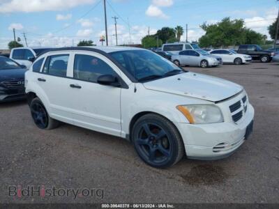2008 Dodge CALIBER SE, white — VIN 1B3HB28BX8D753331, IAAI