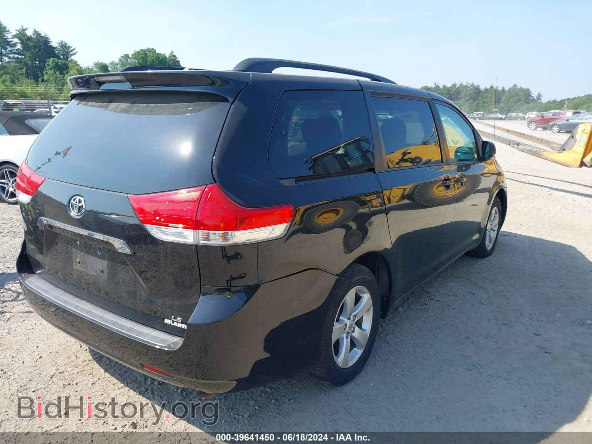 2013 TOYOTA SIENNA - VIN: 5TDKK3DC8DS345689 - Фото 4
