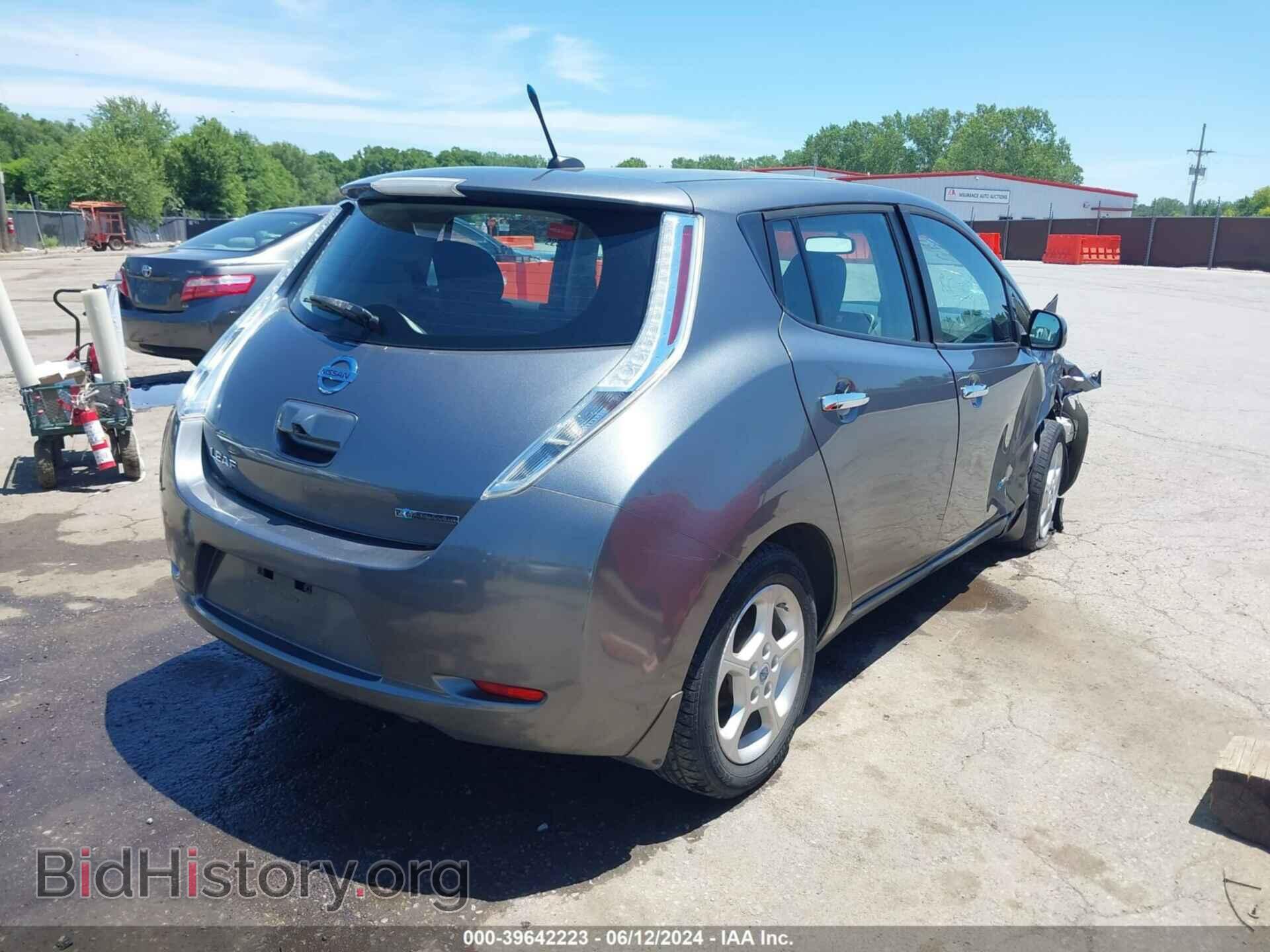 2014 NISSAN LEAF - VIN: 1N4AZ0CP6EC337707 - Фото 4