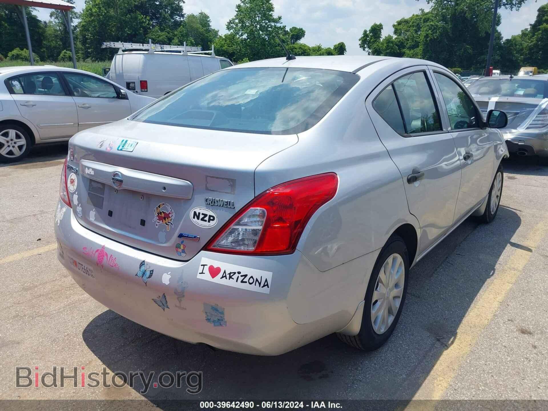2012 NISSAN VERSA - VIN: 3N1CN7AP6CL938503 - Фото 4