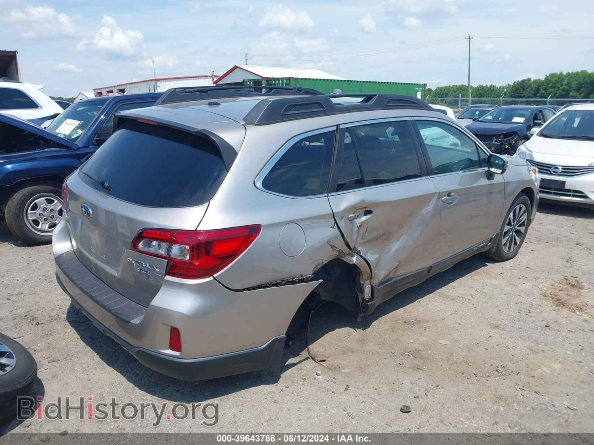 2015 SUBARU OUTBACK - VIN: 4S4BSENC6F3353865 - Фото 4