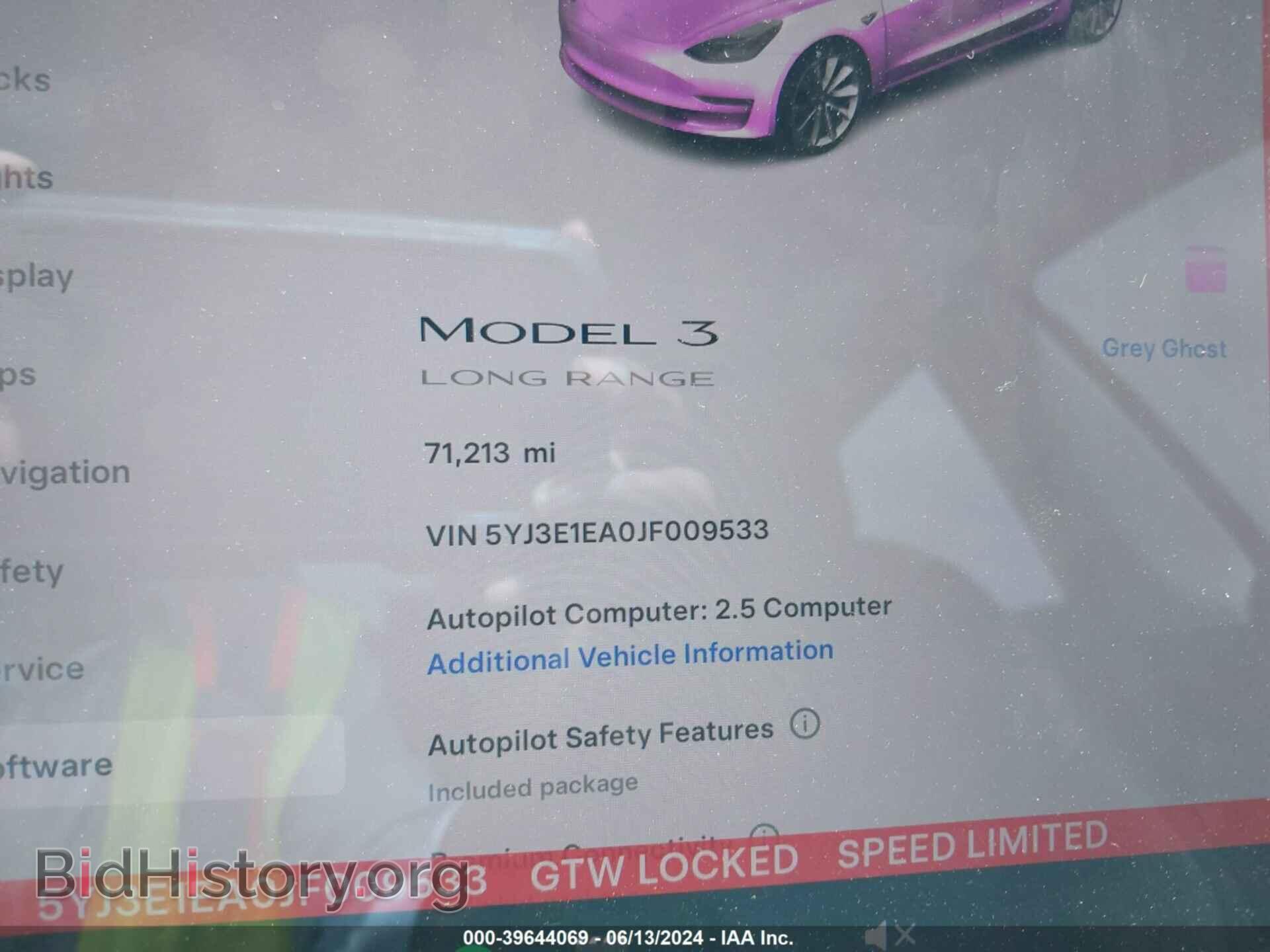 2018 TESLA MODEL 3 - VIN: 5YJ3E1EA0JF009533 - Фото 7