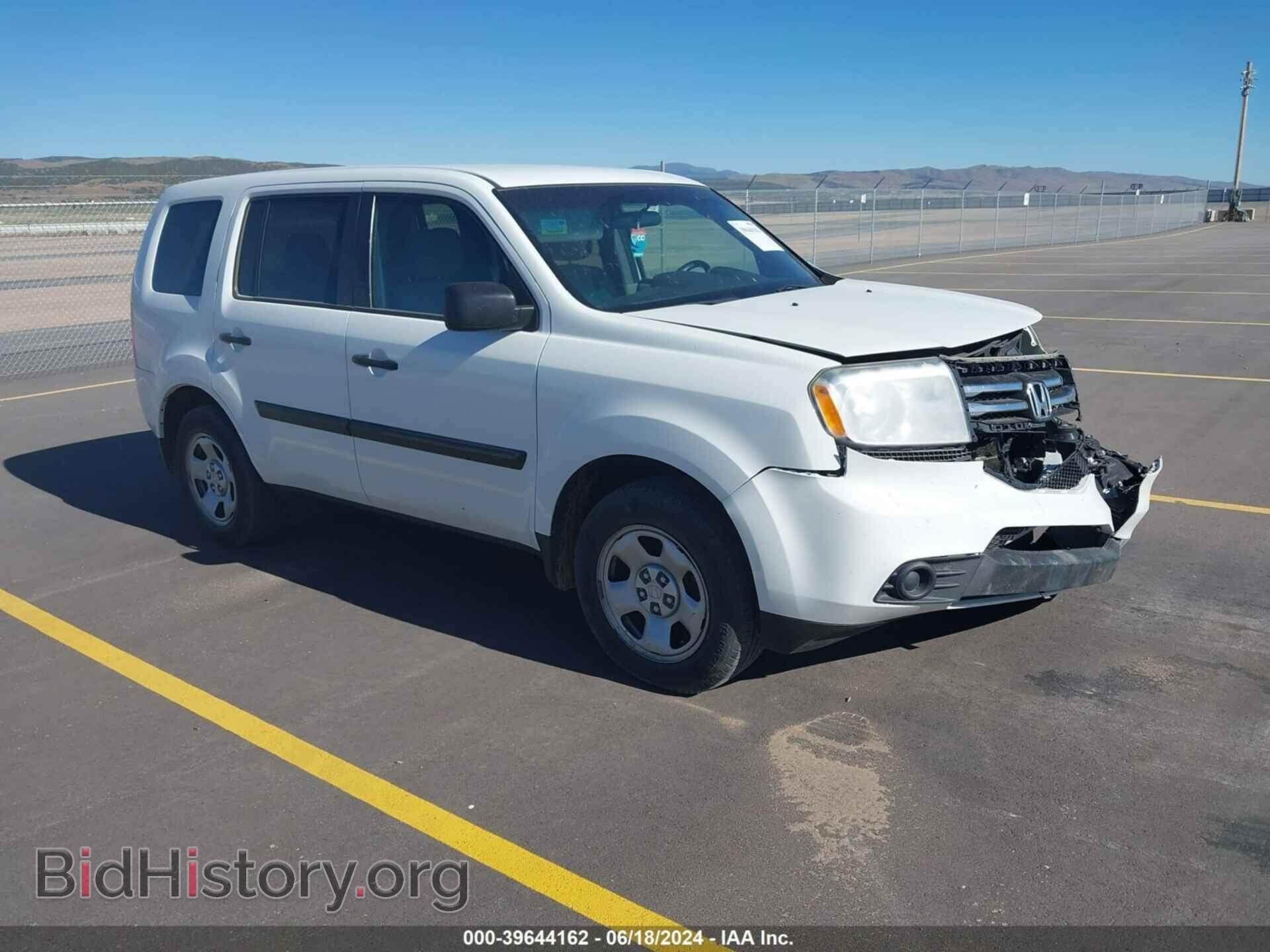 Photo 5FNYF4H23DB013279 - HONDA PILOT 2013