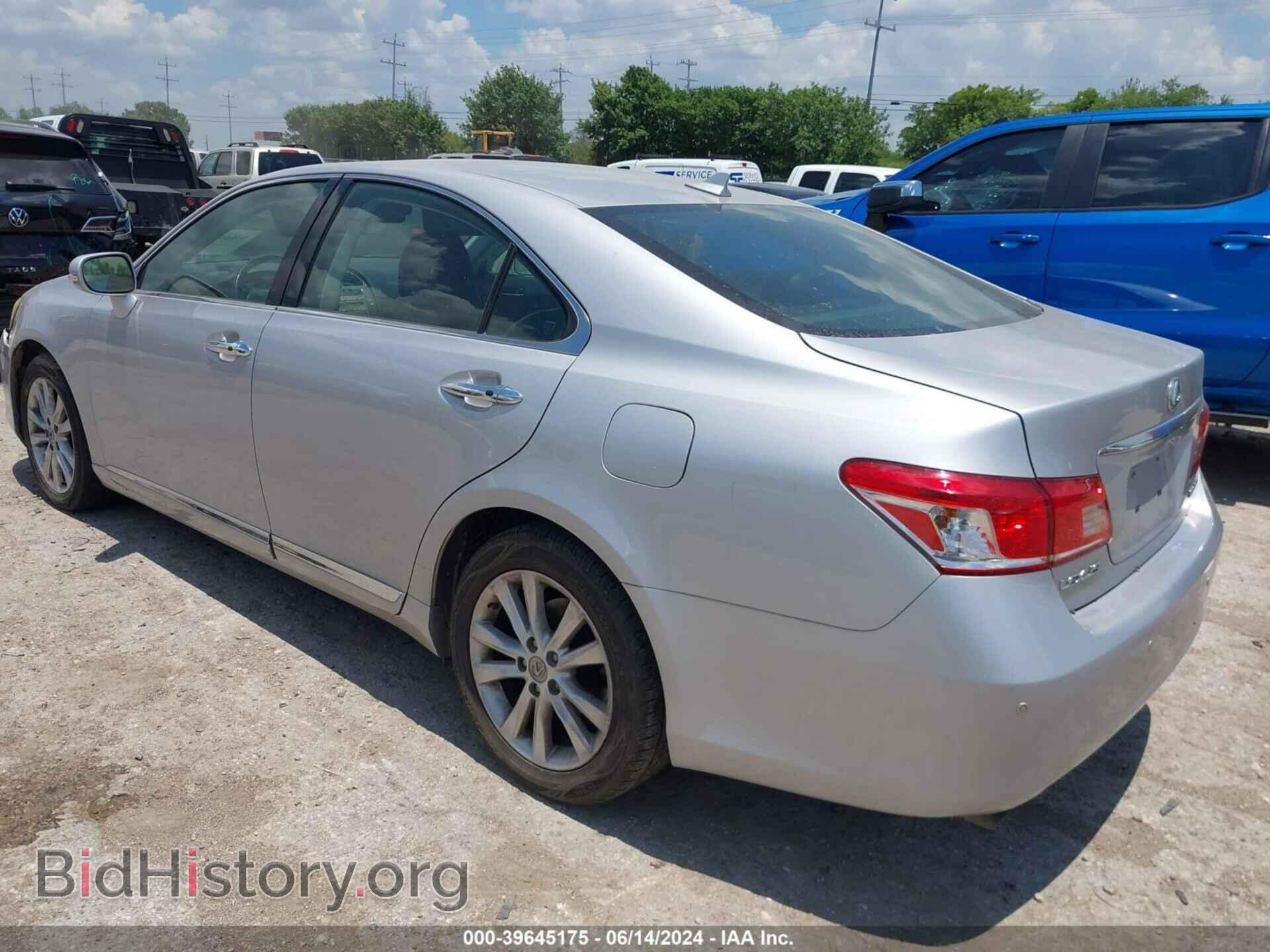 2010 LEXUS ES 350 - VIN: JTHBK1EG2A2360583 - Фото 3