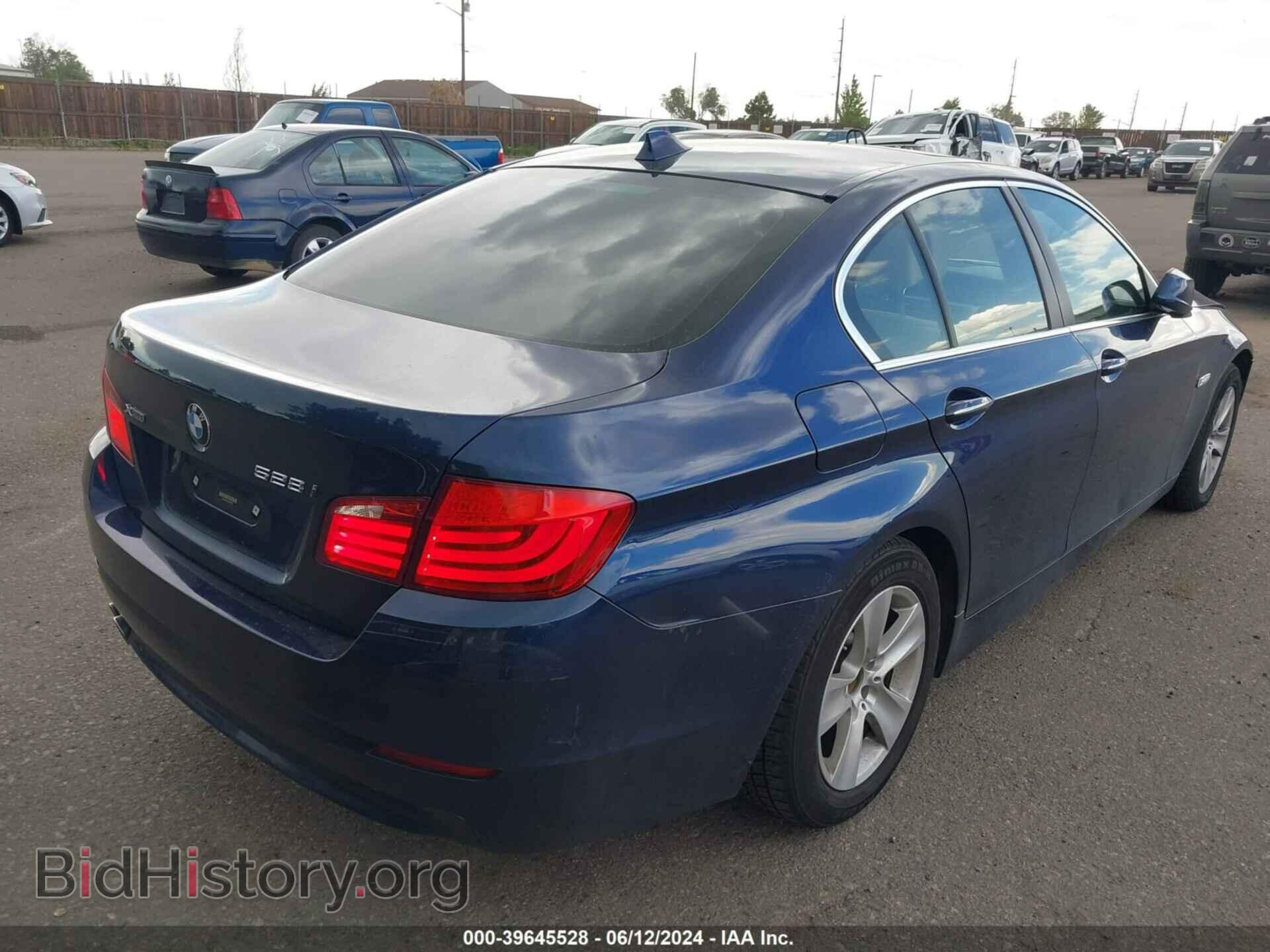 2013 BMW 528I - VIN: WBAXH5C51DDW15678 - Фото 4