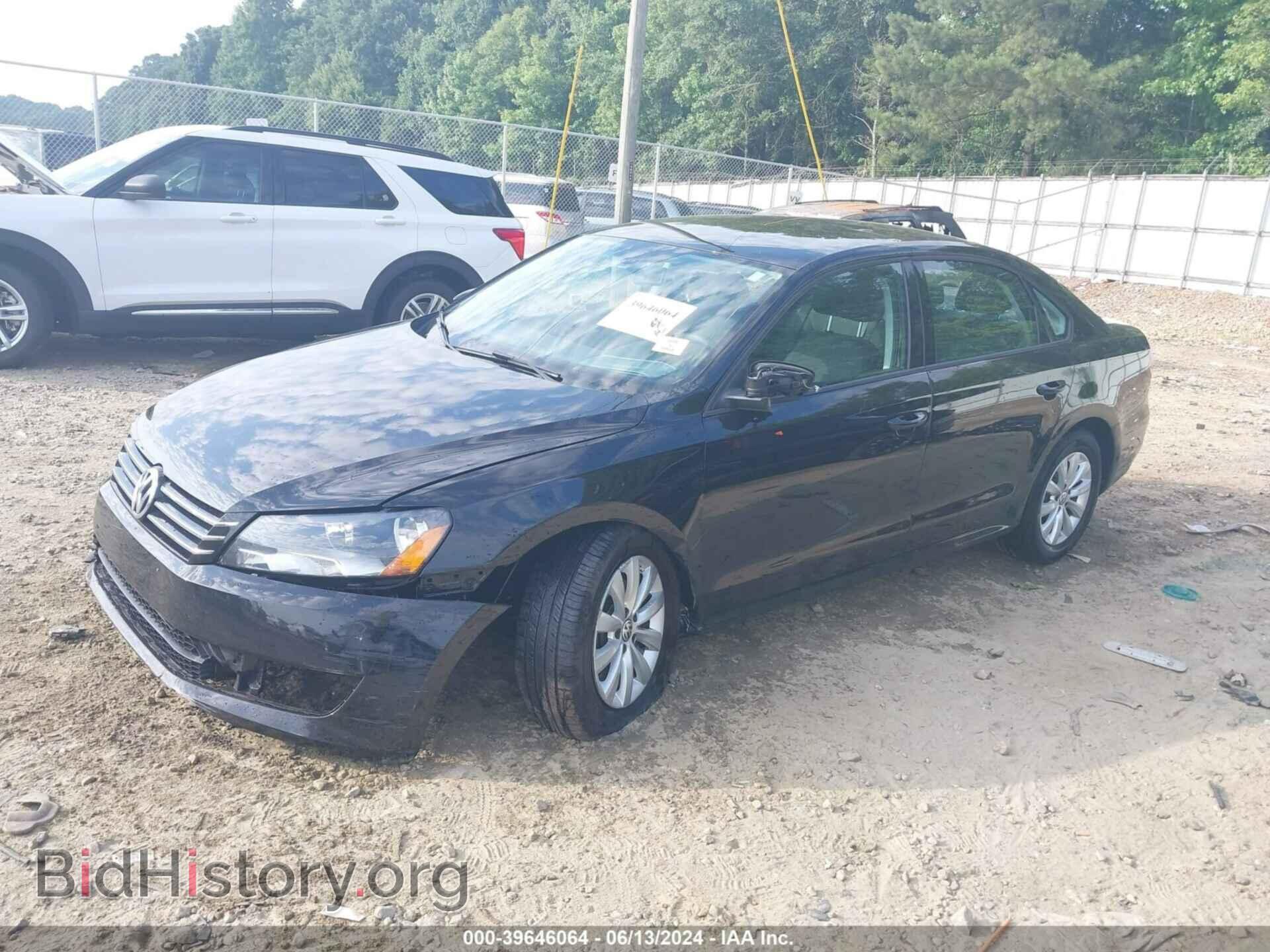 2012 VOLKSWAGEN PASSAT - VIN: 1VWAP7A36CC072841 - Фото 2