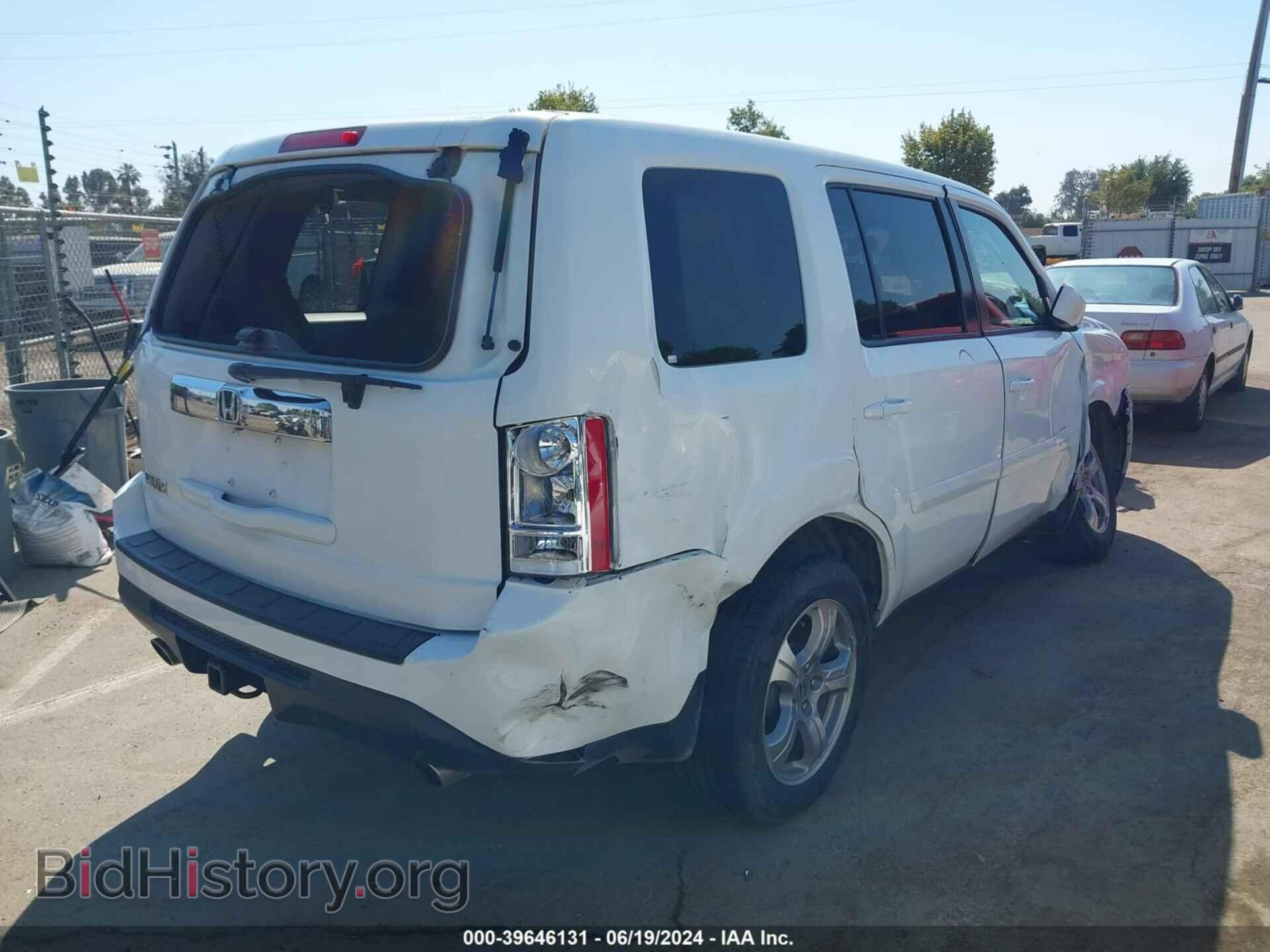 2013 HONDA PILOT - VIN: 5FNYF3H71DB013786 - Фото 4