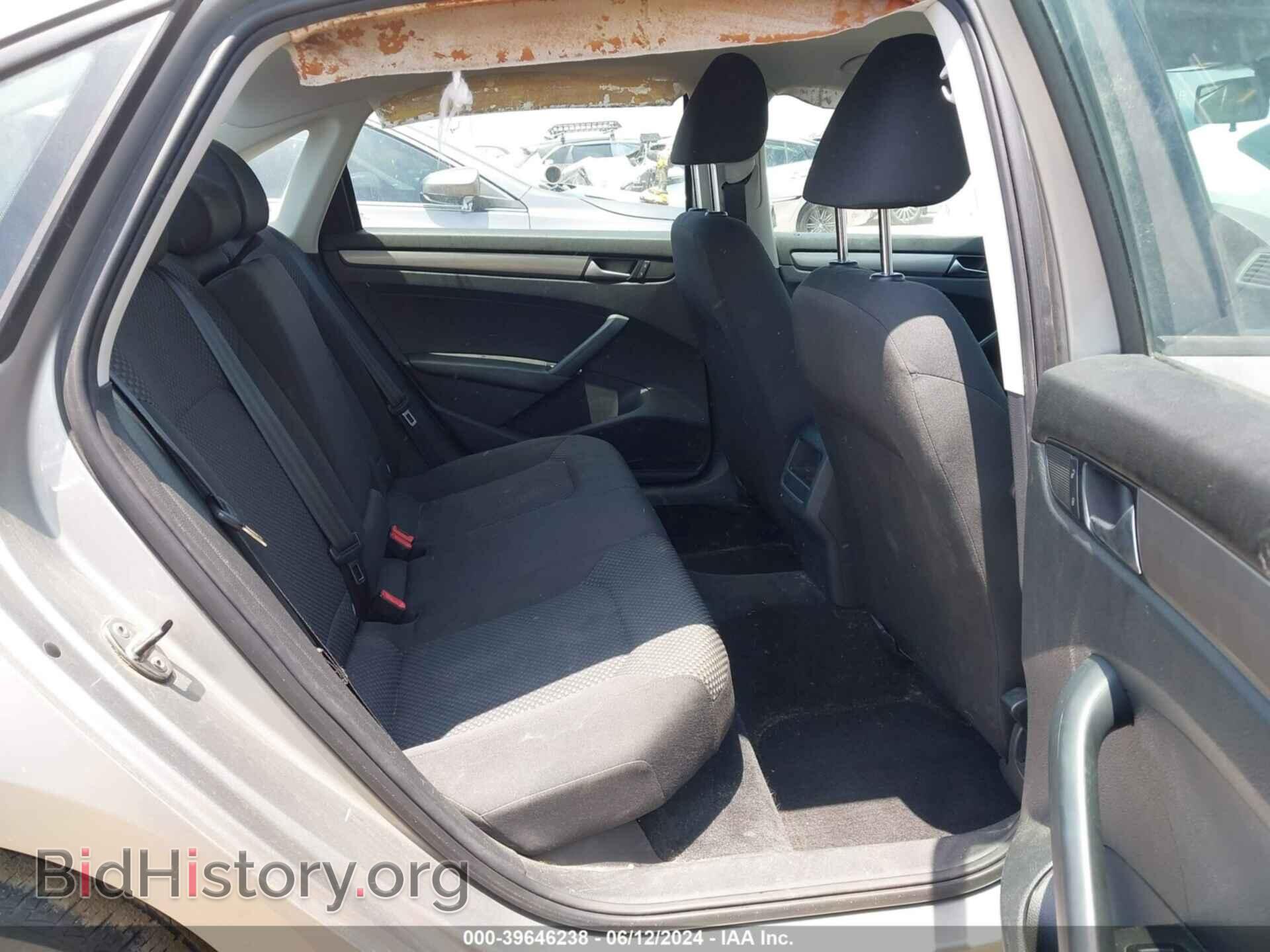 2012 VOLKSWAGEN PASSAT - VIN: 1VWAP7A32CC042994 - Фото 8