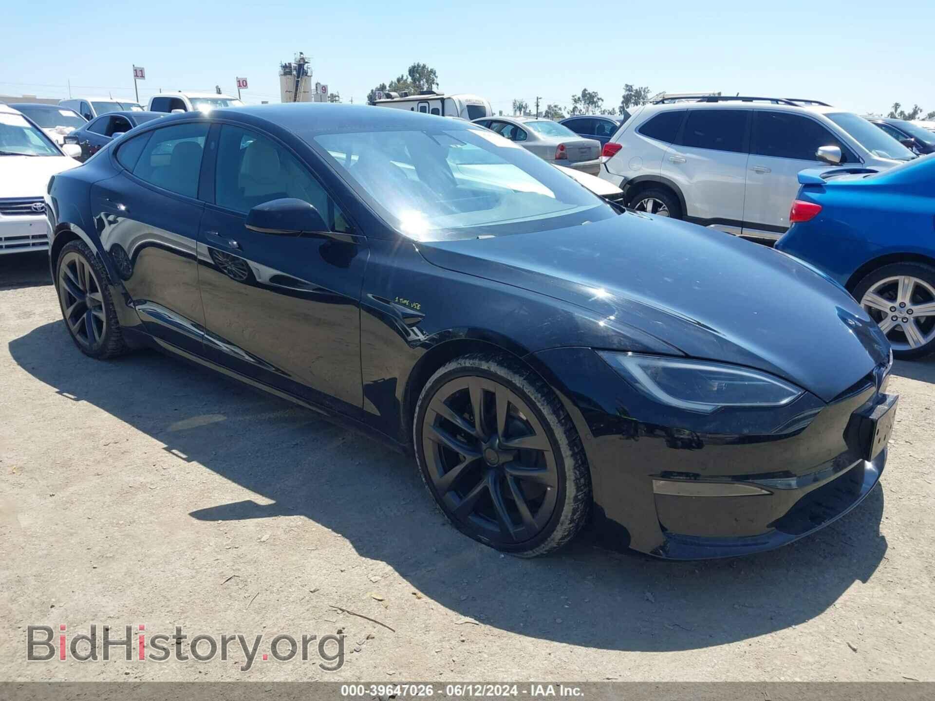 Photo 5YJSA1E54NF484229 - TESLA MODEL S 2022