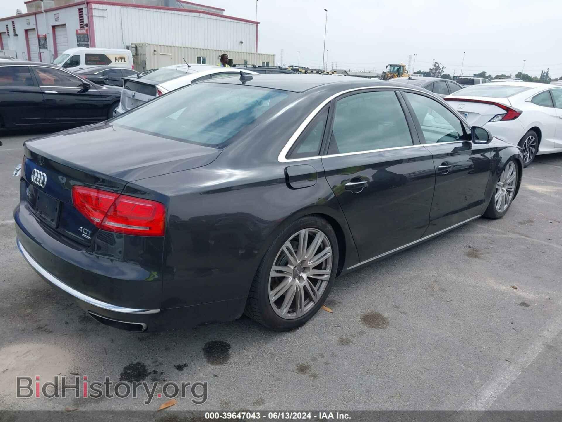 2013 AUDI A8 L - VIN: WAUR2AFD5DN019165 - Фото 4