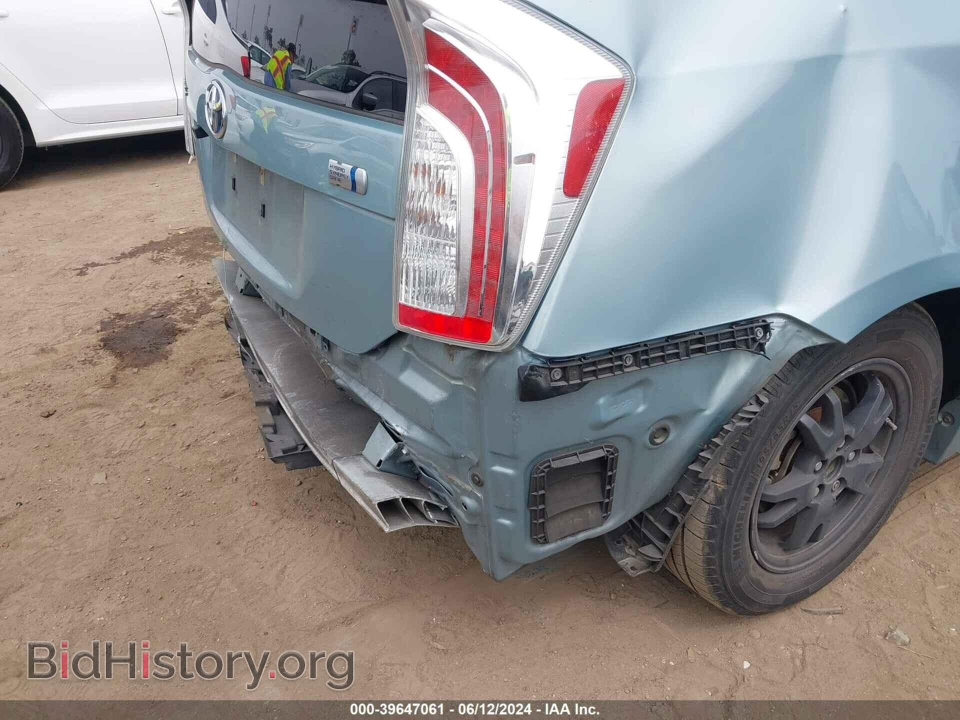 2012 TOYOTA PRIUS - VIN: JTDKN3DU3C1494698 - Фото 6