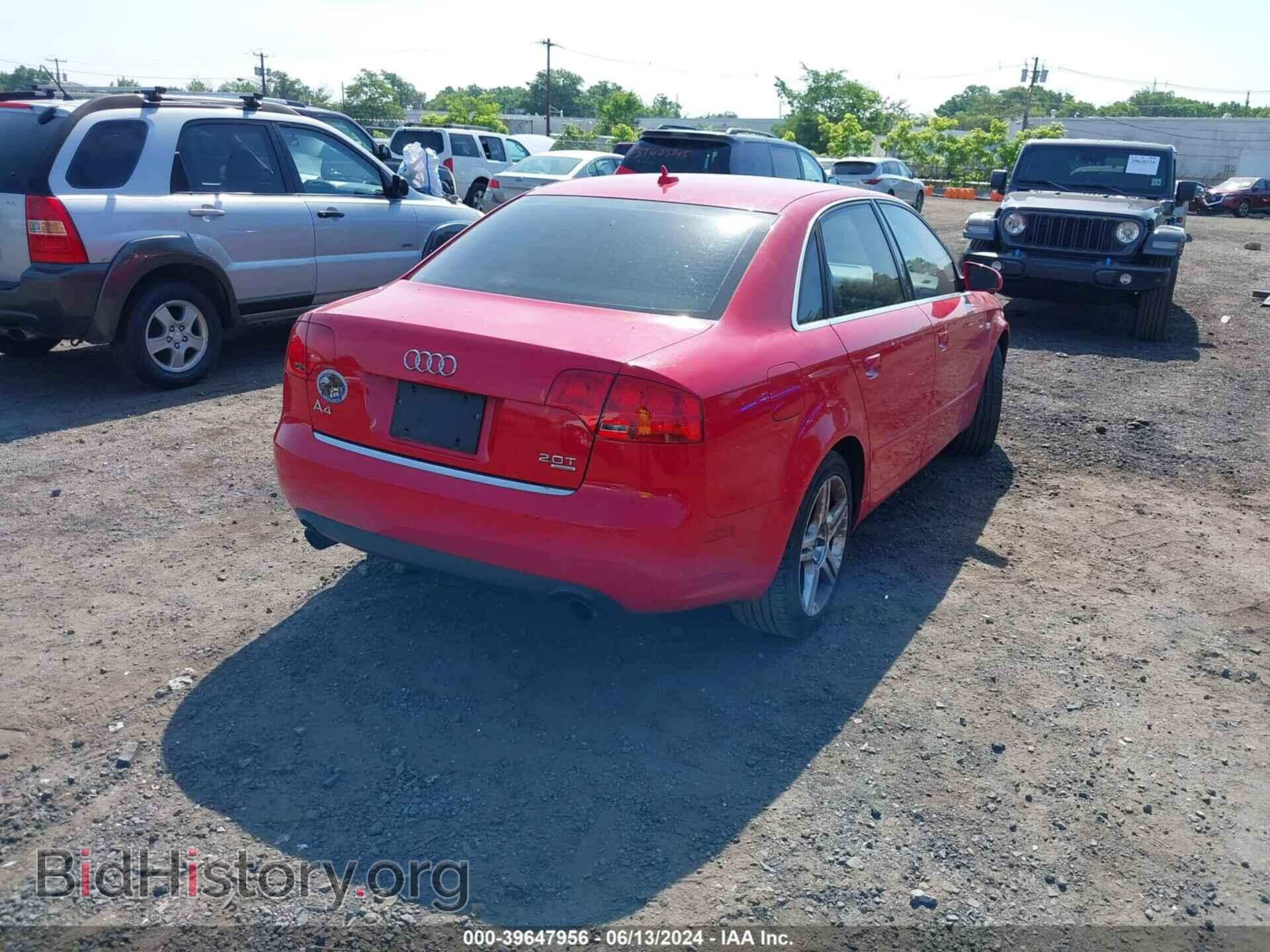 2007 AUDI A4 - VIN: WAUDF78E77A171936 - Фото 4