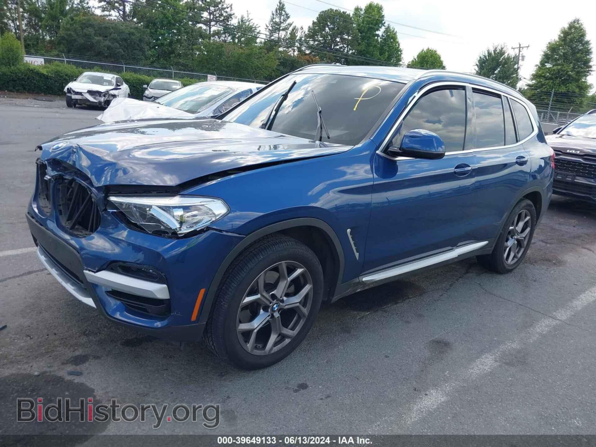 2021 BMW X3 - VIN: 5UXTY3C08M9E27612 - Фото 2