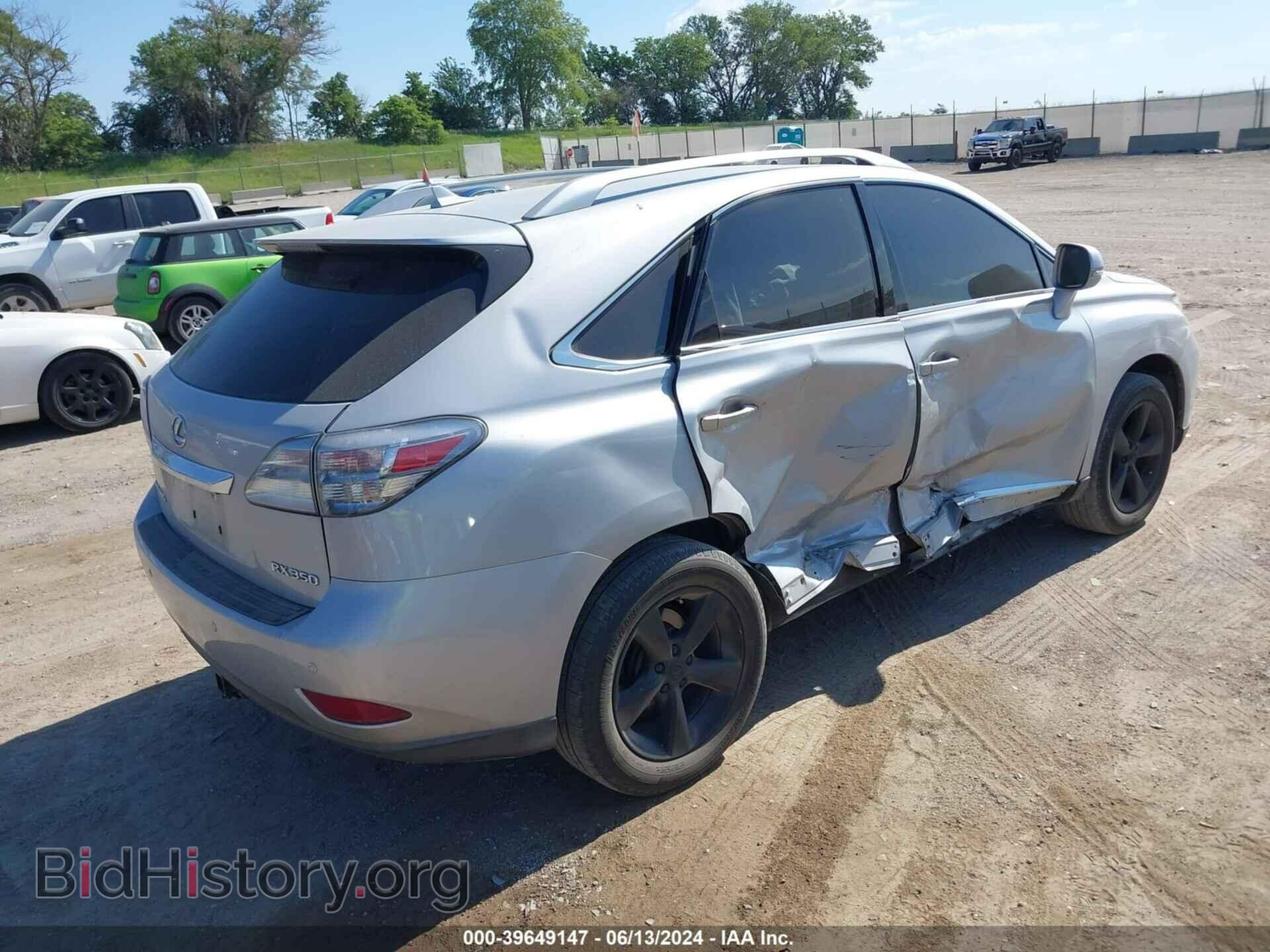 2010 LEXUS RX 350 - VIN: 2T2BK1BA7AC024796 - Фото 4